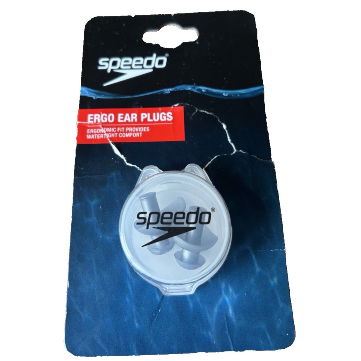 Speedo Ergo Swimming Ear Plugs Reusable Silicone with Carry Case *Open Package* Speedo Ergo Swimming Ear Plugs Reusable Silicone with Carry Case *Open Package*