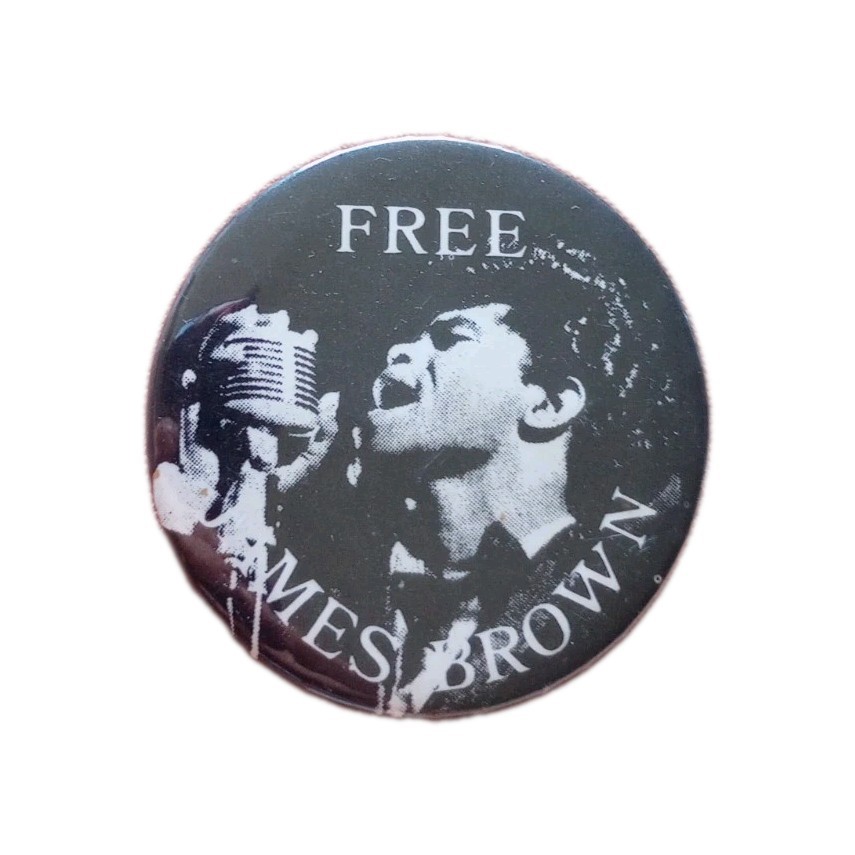 Vintage Rare FREE James Brown Protest Pinback Button Musician Political 2 Vintage Rare FREE James Brown Protest Pinback Button Musician Political 2