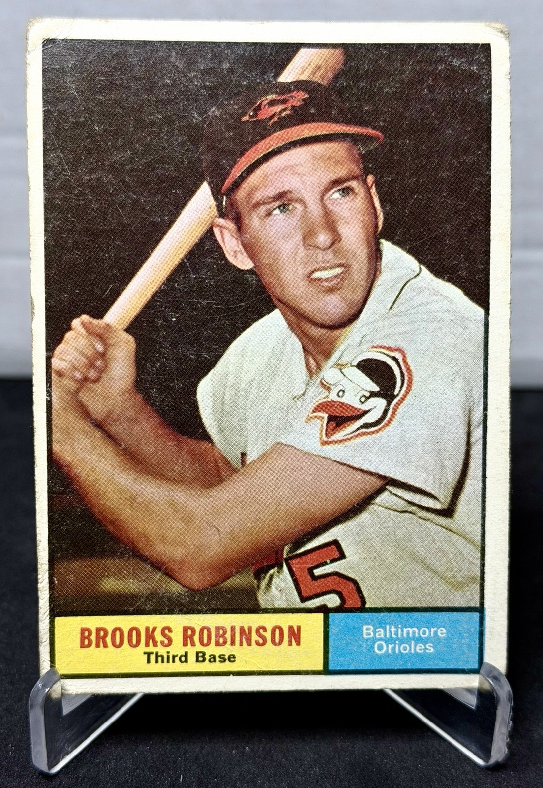 1961 Topps Brooks Robinson #10 Baltimore Orioles 💎HOF💎II