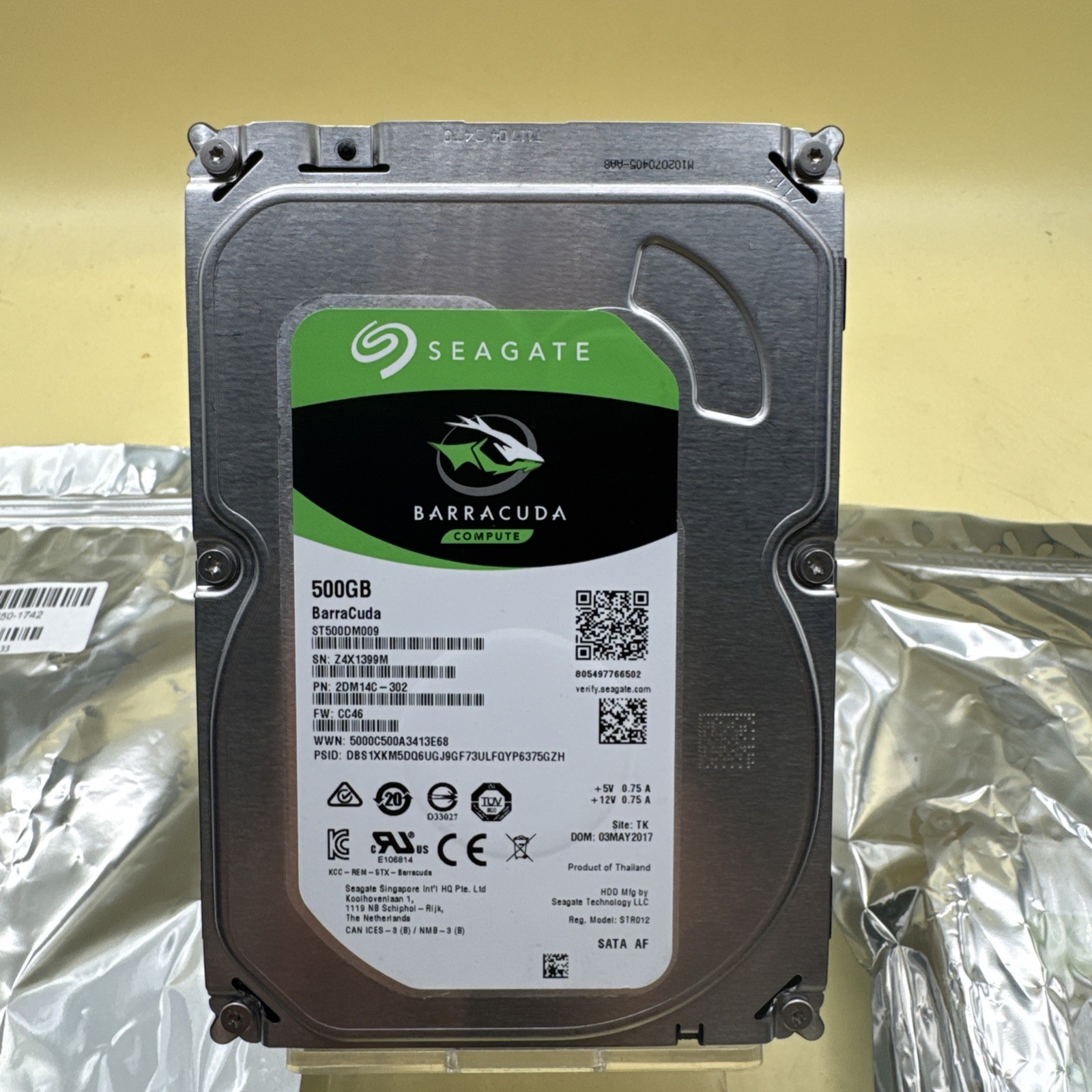 Seagate Barracuda 500GB SATA Internal Hard Drive ST500DM009 3.5\ Seagate Barracuda 500GB SATA Internal Hard Drive ST500DM009 3.5\
