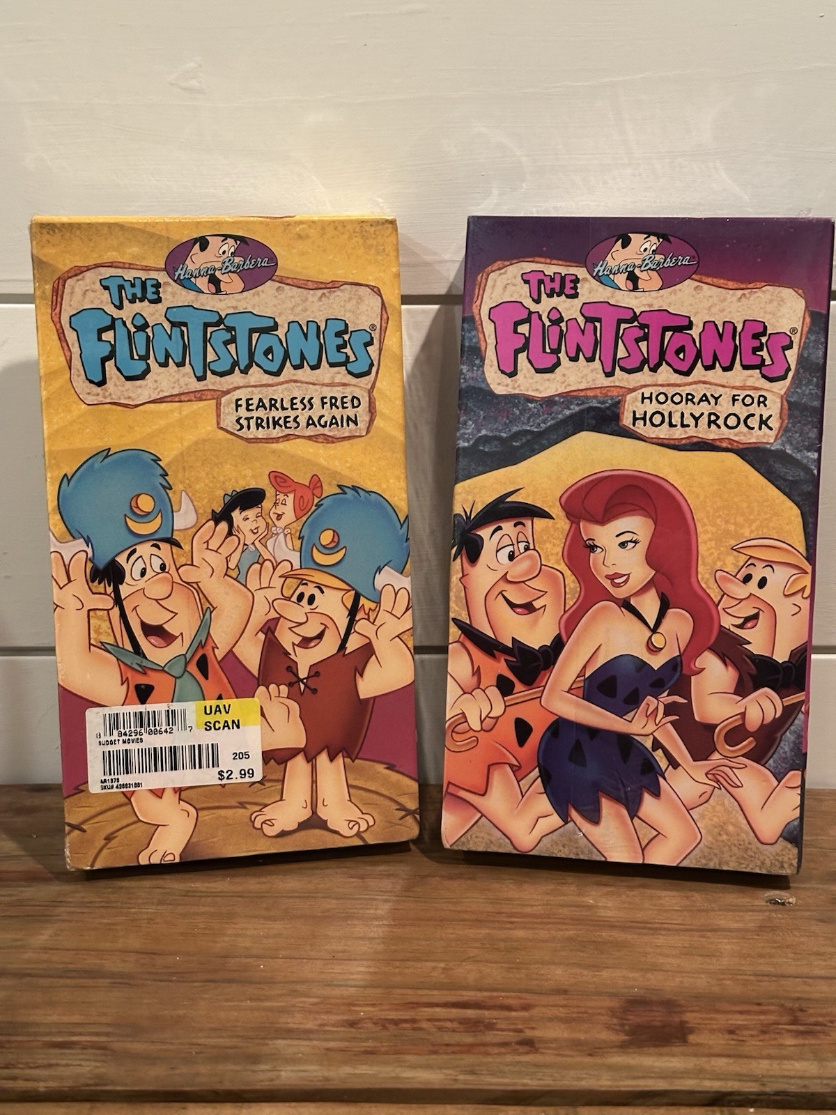 Flintstones Hooray for Hollyrock & Fearless Fred Sealed VHS Lot Of 2 SEALED/NEW Flintstones Hooray for Hollyrock & Fearless Fred Sealed VHS Lot Of 2 SEALED/NEW