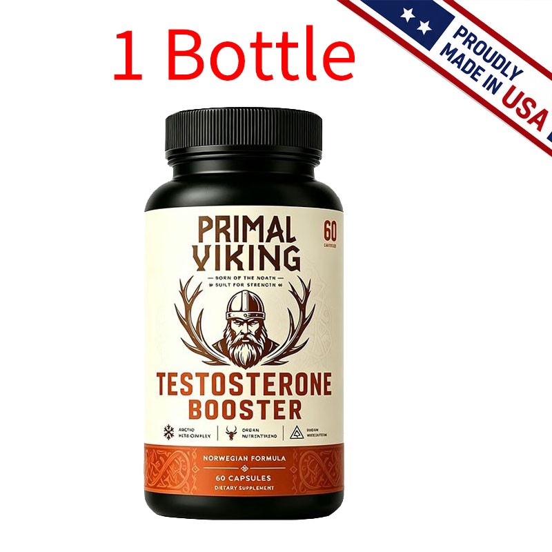 5X Primal Viking Testosterone Booster for Men Reindeer Organ Natural Supplement