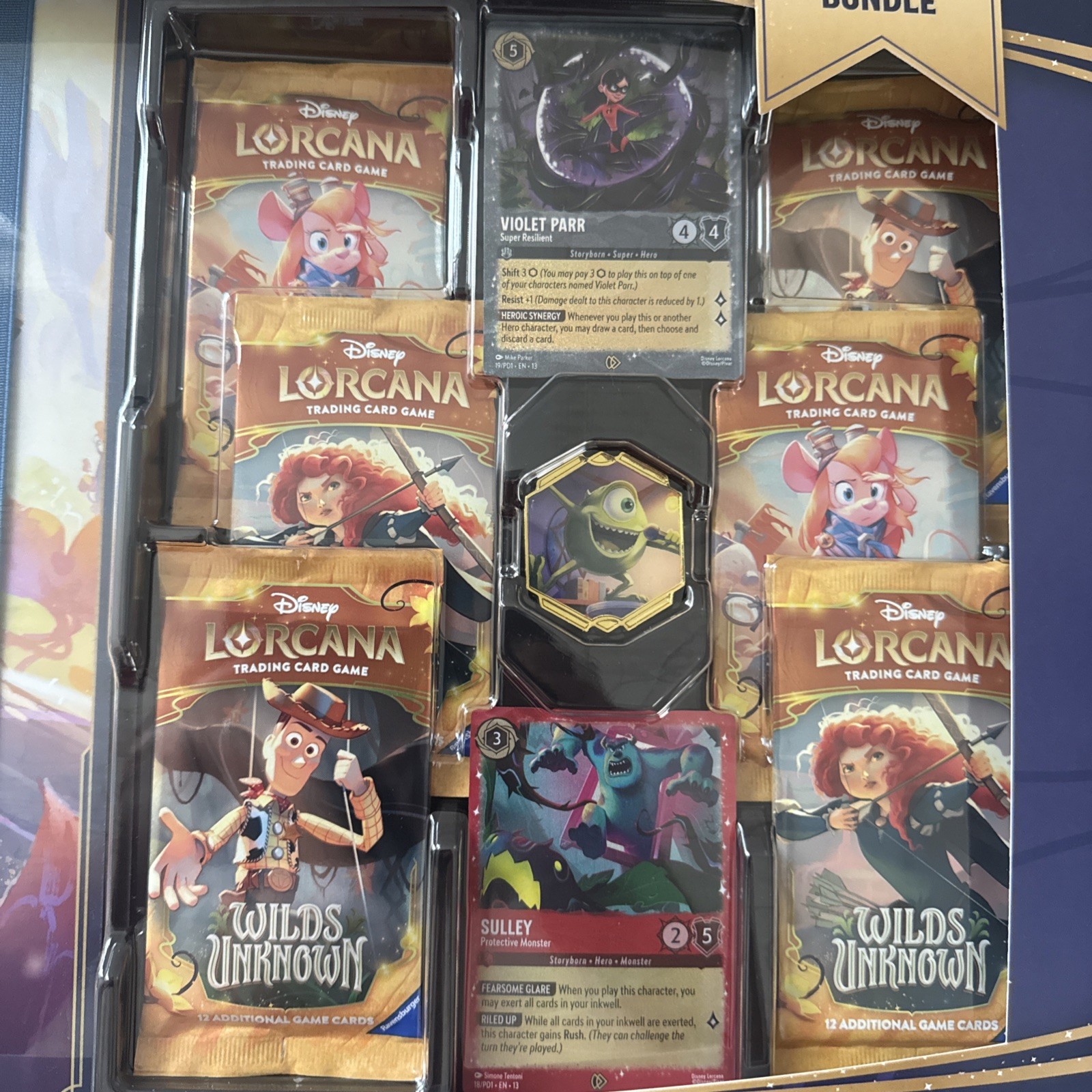 Disney Lorcana Best Buddies Bundle Costco Exclusive Wilds Unknown Promo and Pin Disney Lorcana Best Buddies Bundle Costco Exclusive Wilds Unknown Promo and Pin