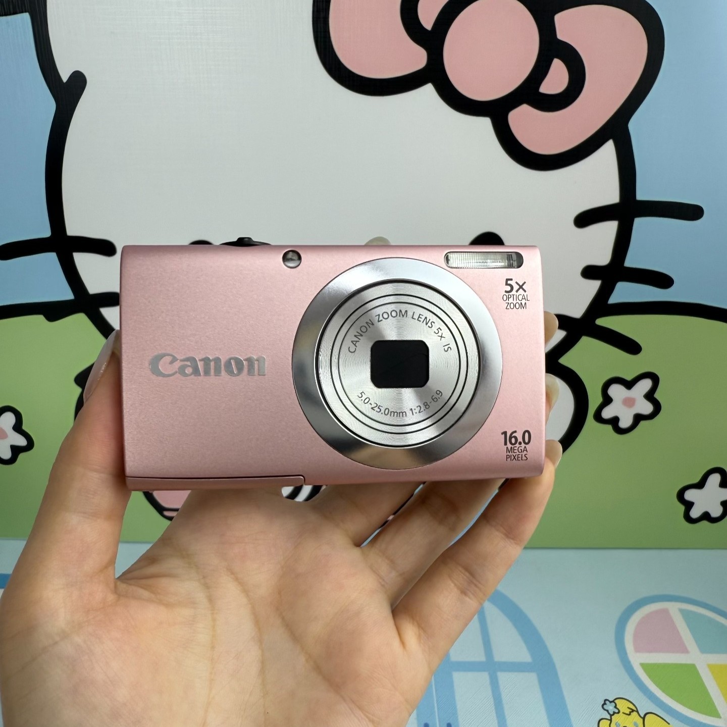 Canon PowerShot A2400 IS Digital Camera Pink 16.0 MP 5X Optical Zoom English Canon PowerShot A2400 IS Digital Camera Pink 16.0 MP 5X Optical Zoom English