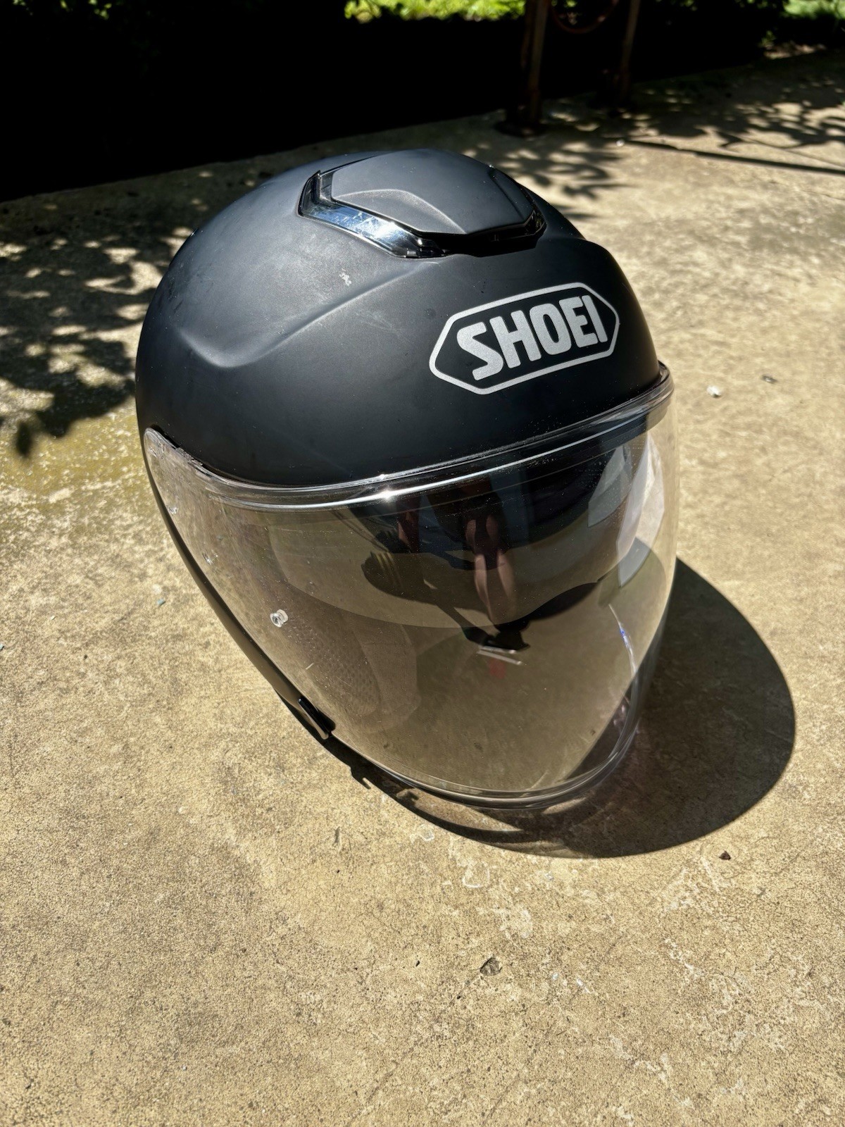 Shoei J-Cruise Open Face Helmet XS  (S13) Matte Black Like New DOT Certified