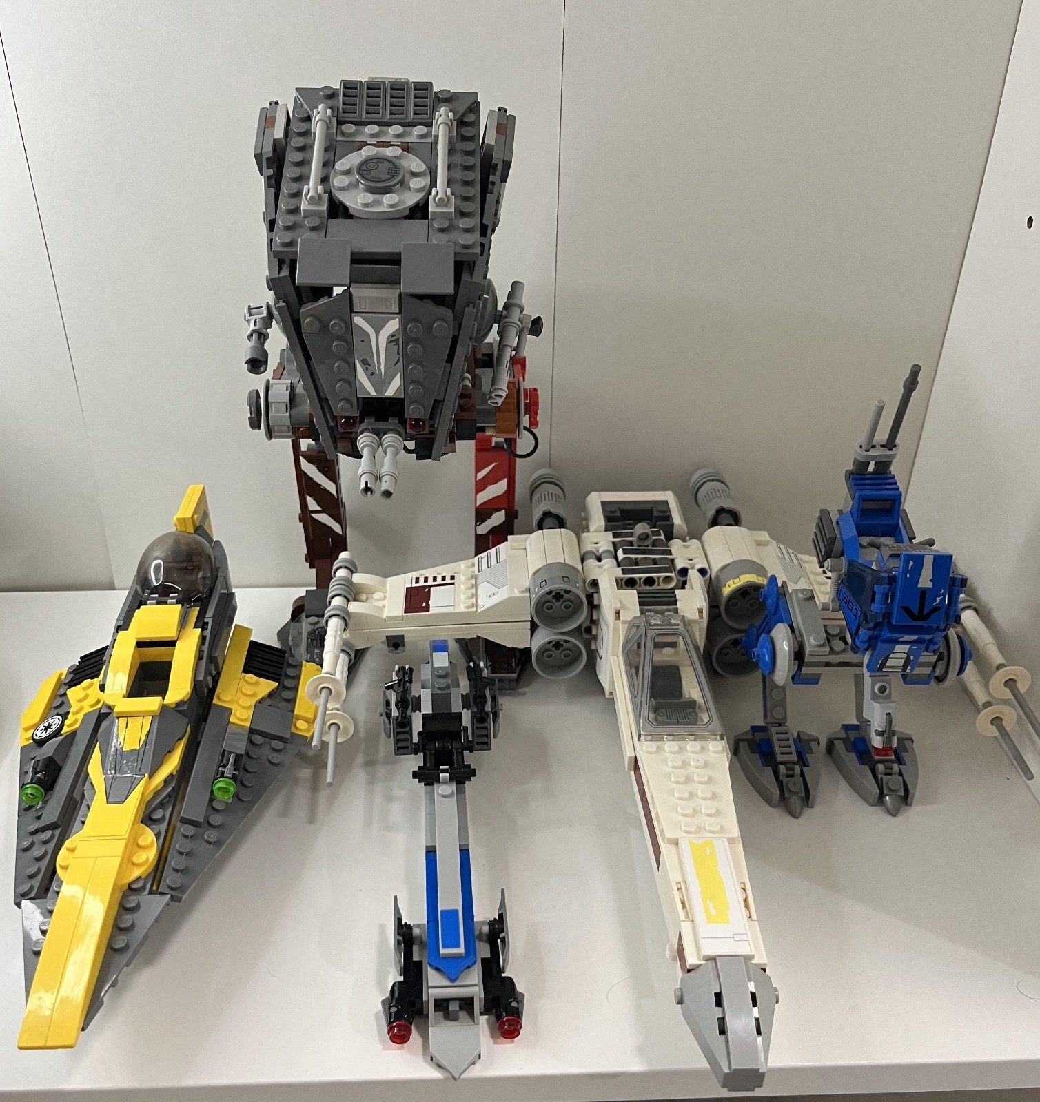 LEGO Star Wars Lot Vehicles/Ships, Minifigures, Sets:75254, 75301, 75280, 75214 LEGO Star Wars Lot Vehicles/Ships, Minifigures, Sets:75254, 75301, 75280, 75214