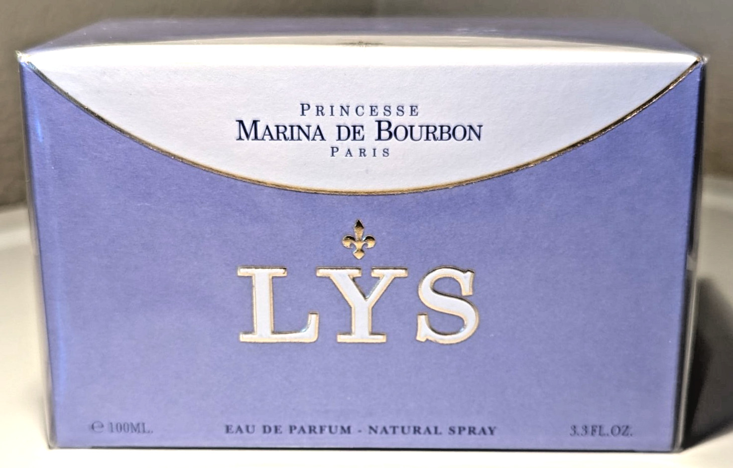 LYS by Princesse Marina de Bourbon 3.3oz EDP FRANCE. Rare SEALED NEW IN BOX LYS by Princesse Marina de Bourbon 3.3oz EDP FRANCE. Rare SEALED NEW IN BOX