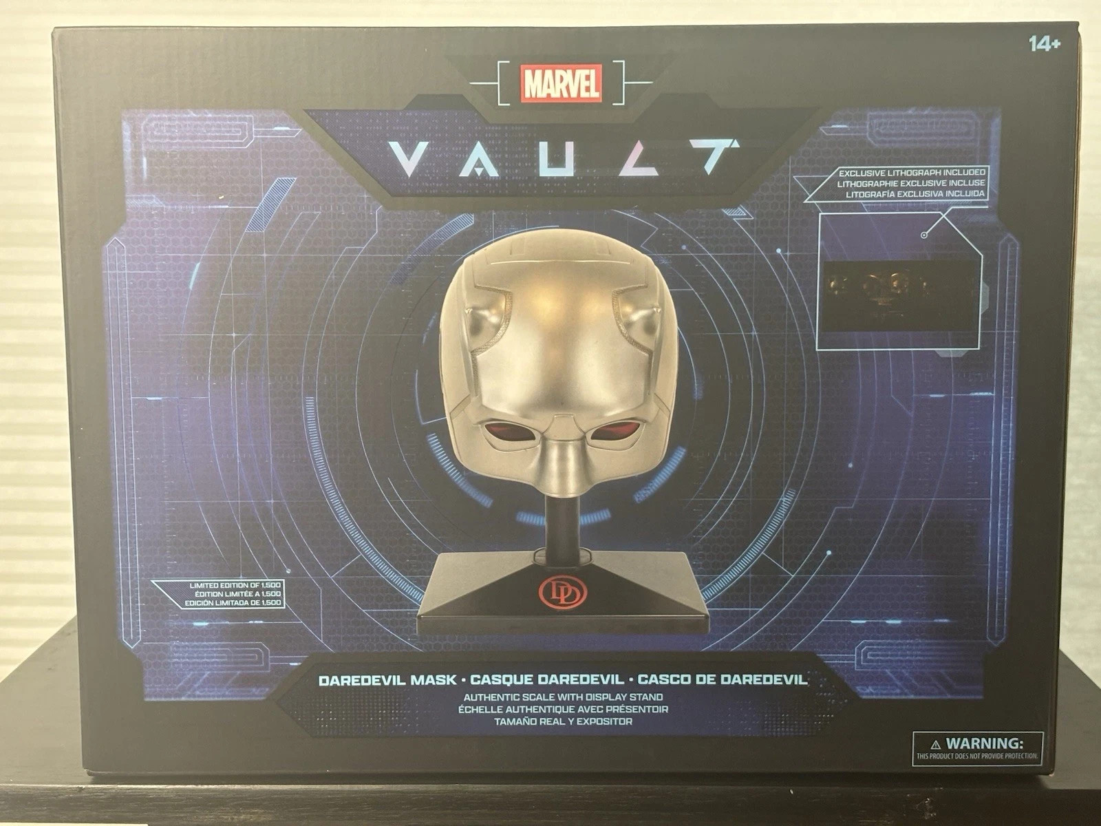 IN HAND 2026 D23 Daredevil Silver Mask Marvel Studio’s Vault Exclusive LE 1500
