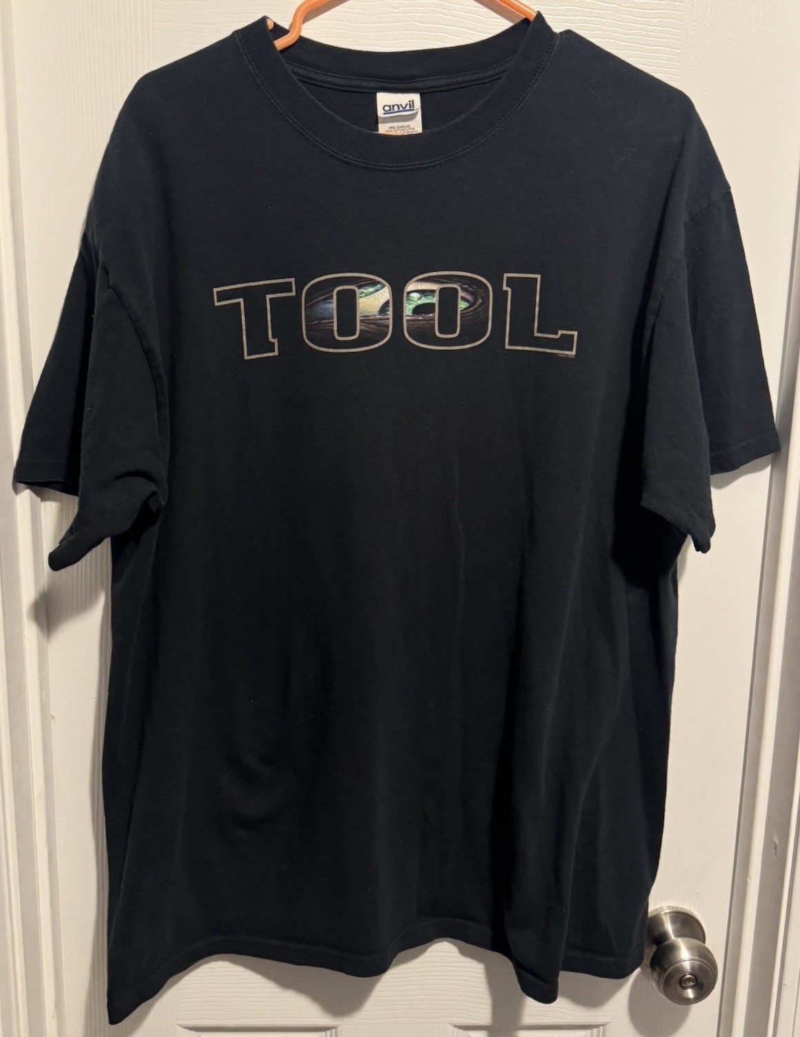 Vintage 2003 Tool Band T Shirt XL Ocular Orifice Cam De Leon Eye Graphic Anvil