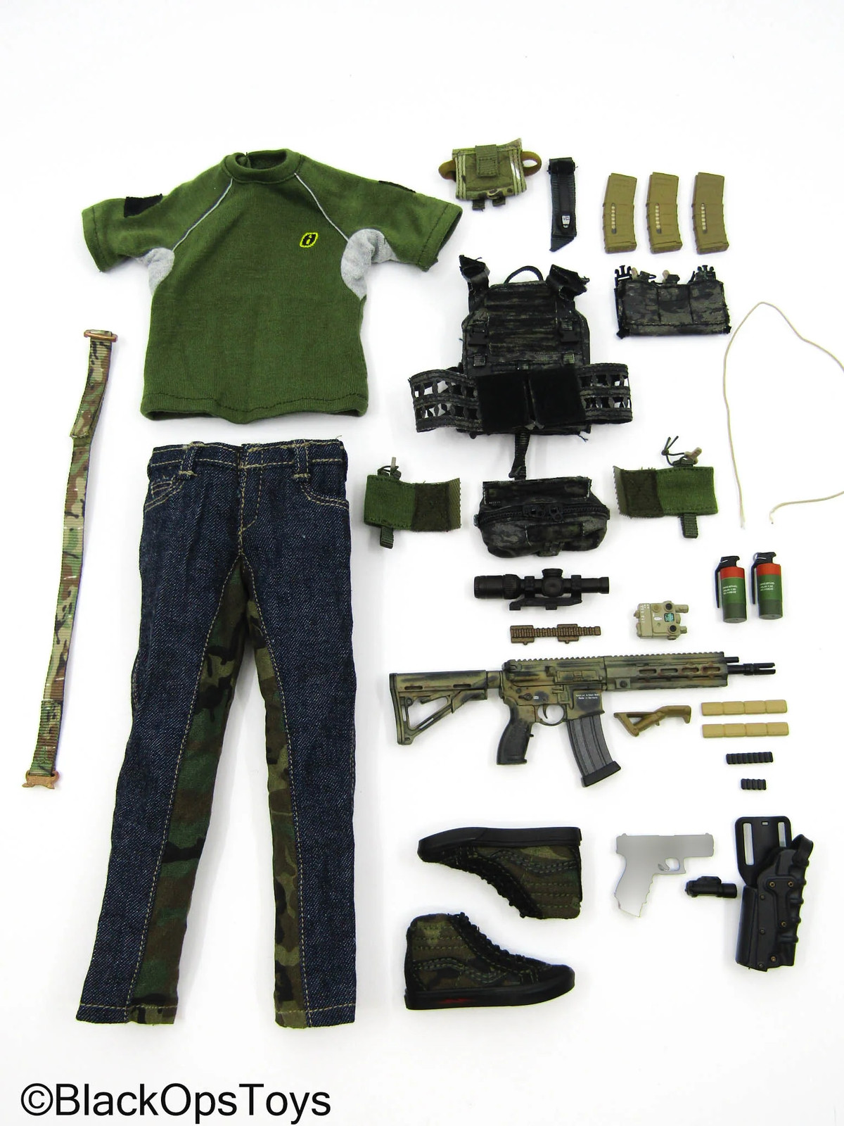 1/6 Scale Toy Sully\'s Custom Combat Uniform Starter Kit