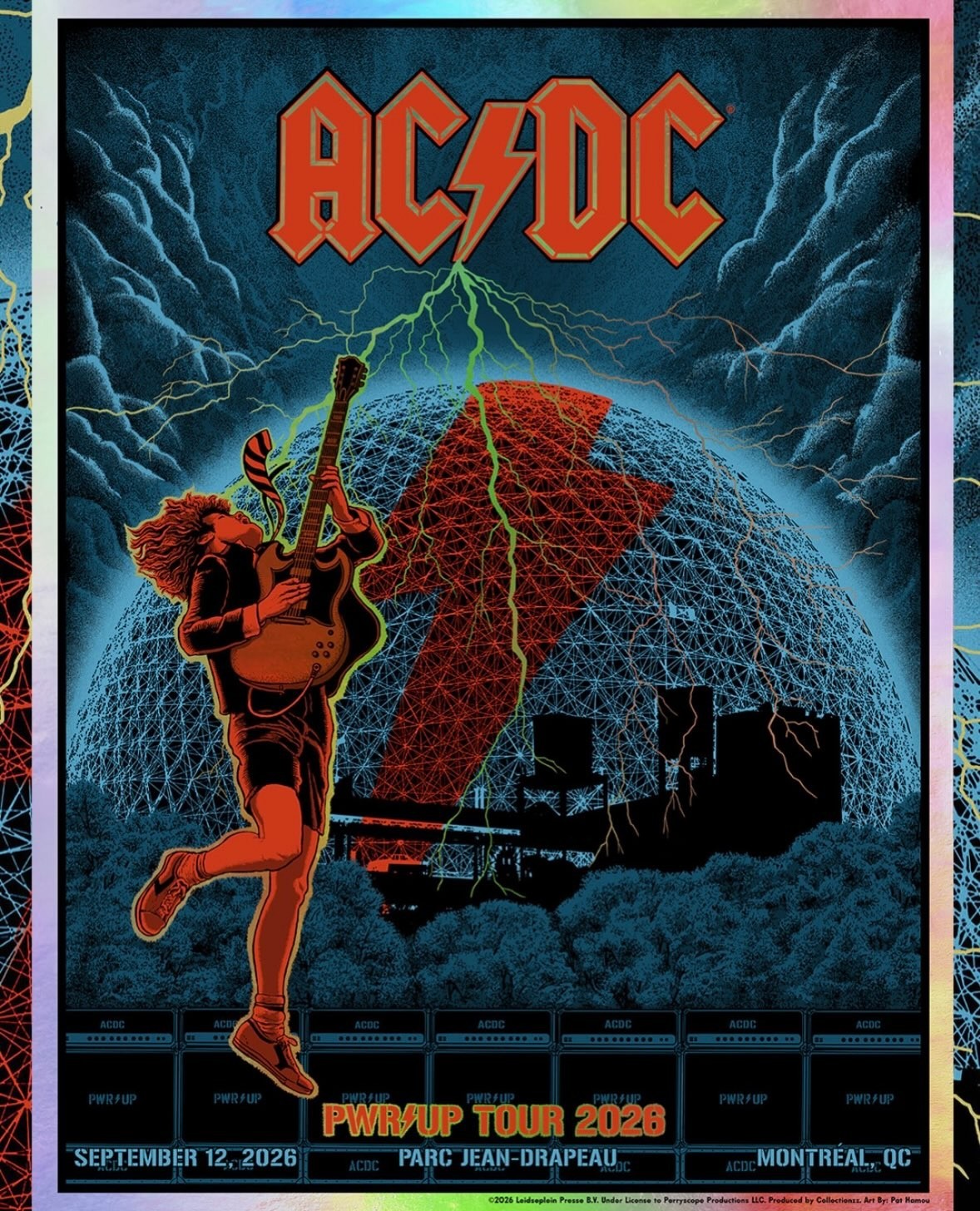AC DC PWR UP Tour 2026 Montreal September 12 Poster