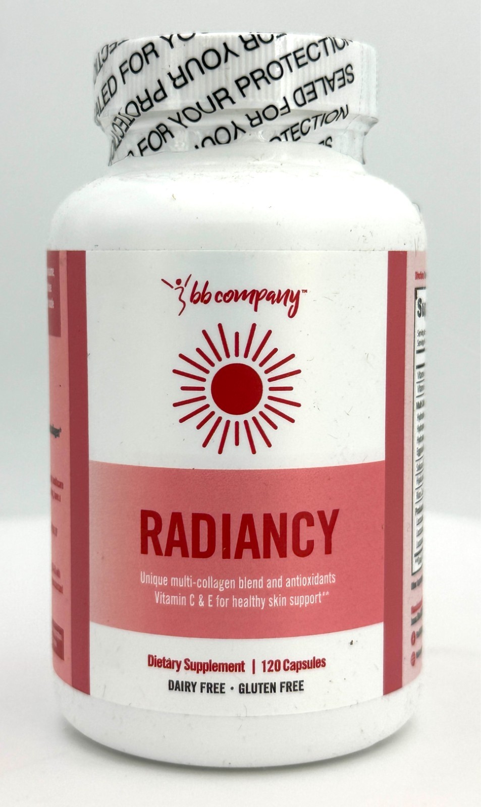 New BB Company Radiancy Natural Probiotic Supplement For Women\'s Health 120 ct