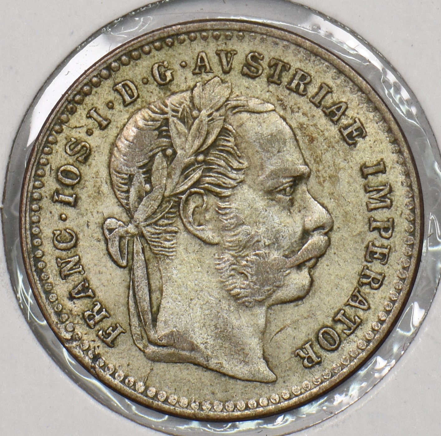 Austria 1872 10 Kreuzer Silver ASW: 0.0214oz 199729 combine shipping