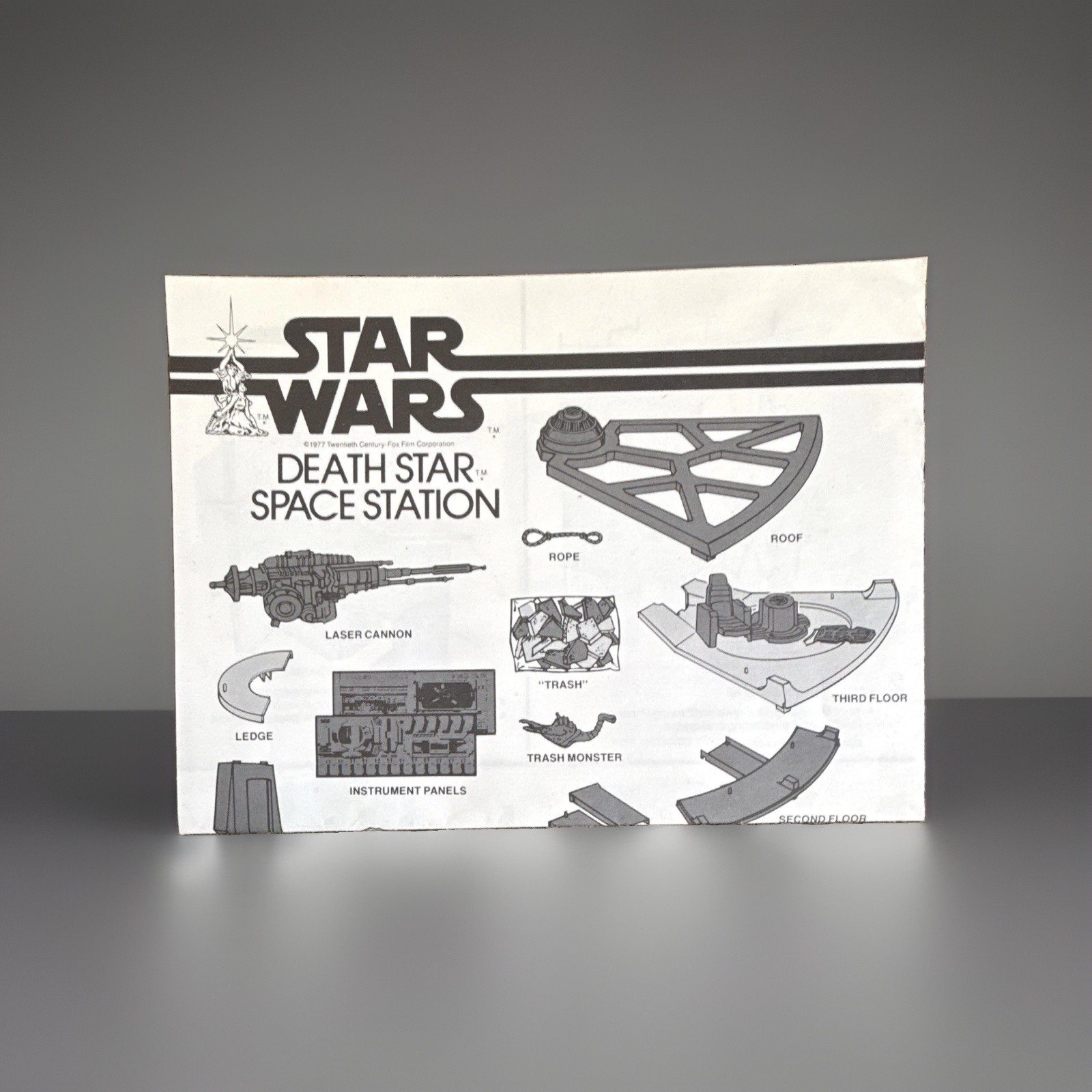 Vintage 1978 Star Wars Death Star Playset Original Instruction Manual Booklet Vintage 1978 Star Wars Death Star Playset Original Instruction Manual Booklet