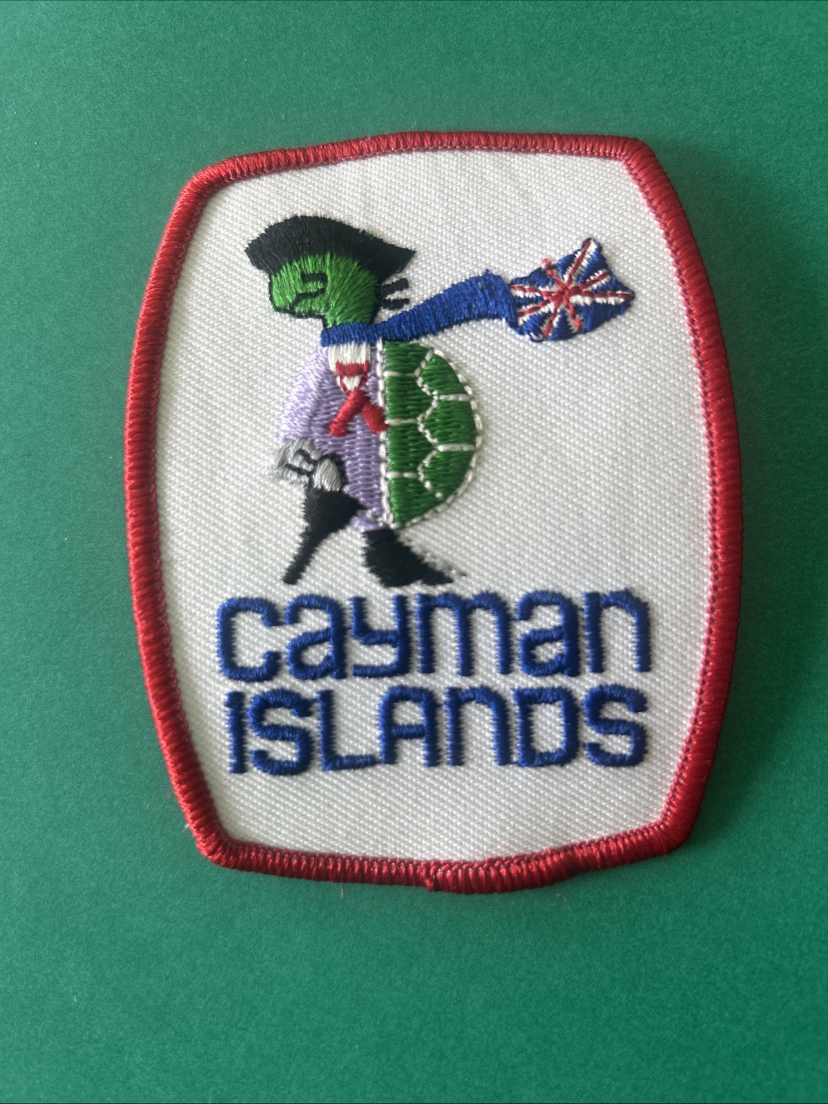 Vintage British Cayman Islands Peg Leg Sailor Turtle 3.5\