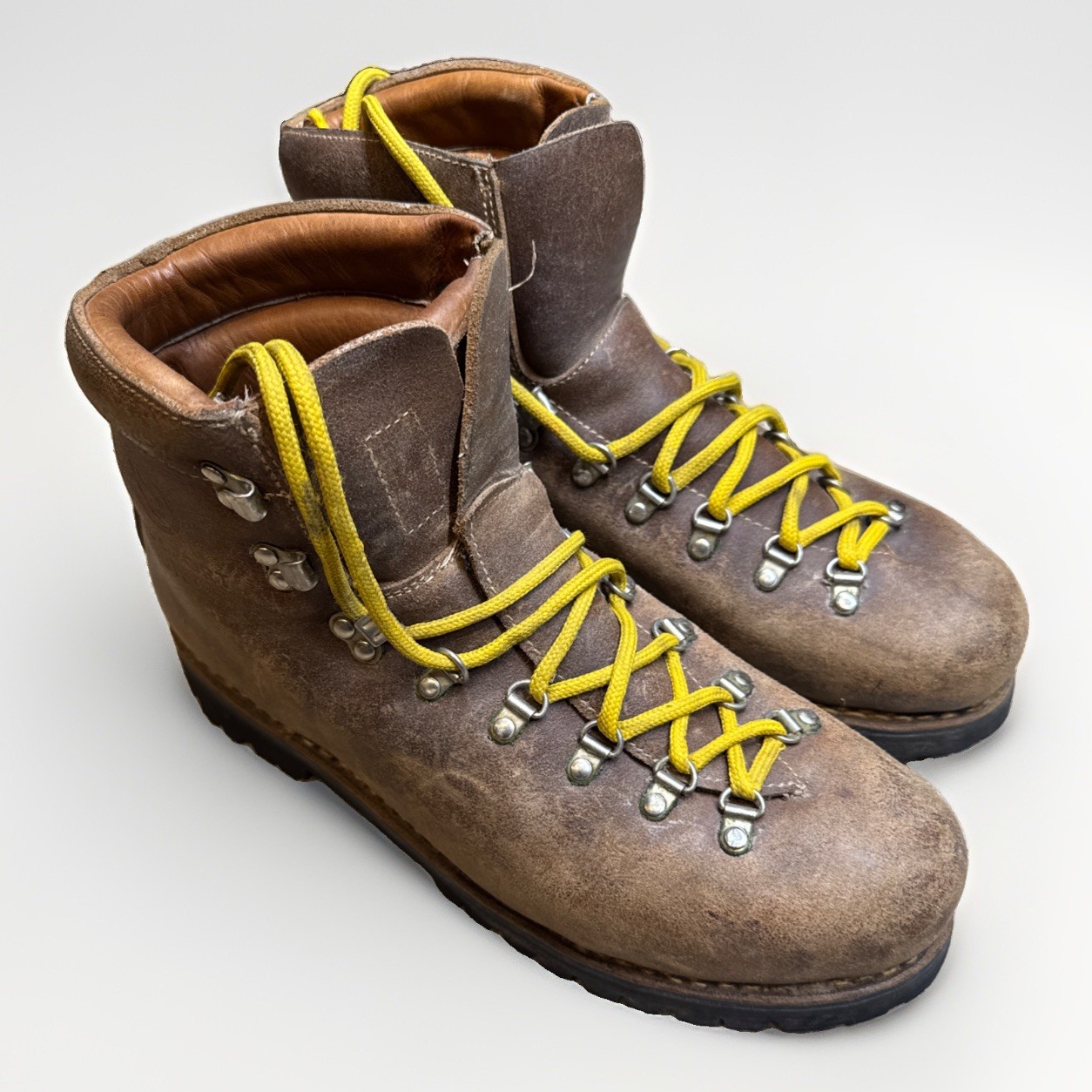 Vintage 70’s Original ASOLO SPORT Couloir Men\'s Size 12 M Italy Mountain Boots
