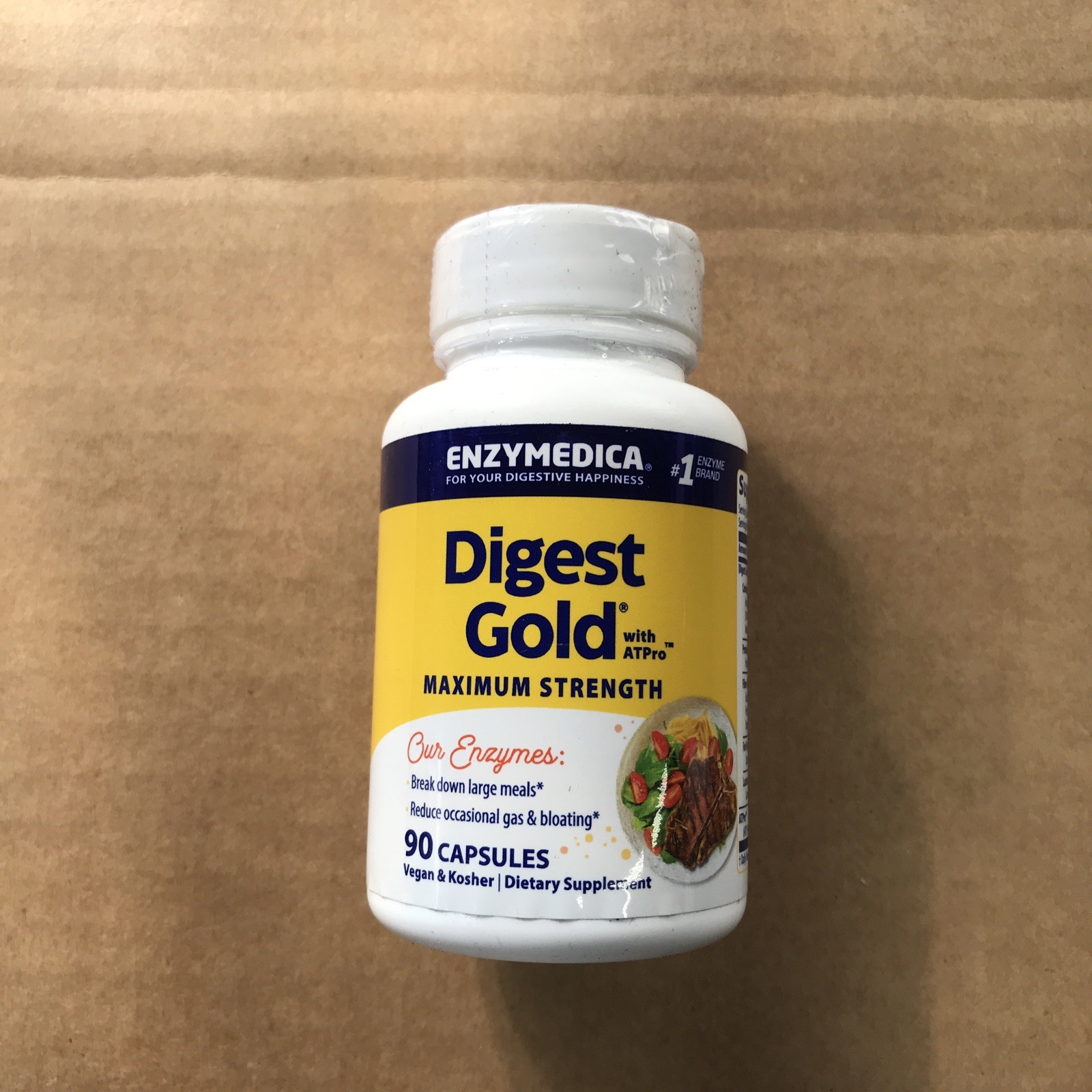 Enzymedica Digest Gold Maximum Strength 90 Capsules w/ATPro Exp 11/27 Enzymedica Digest Gold Maximum Strength 90 Capsules w/ATPro Exp 11/27