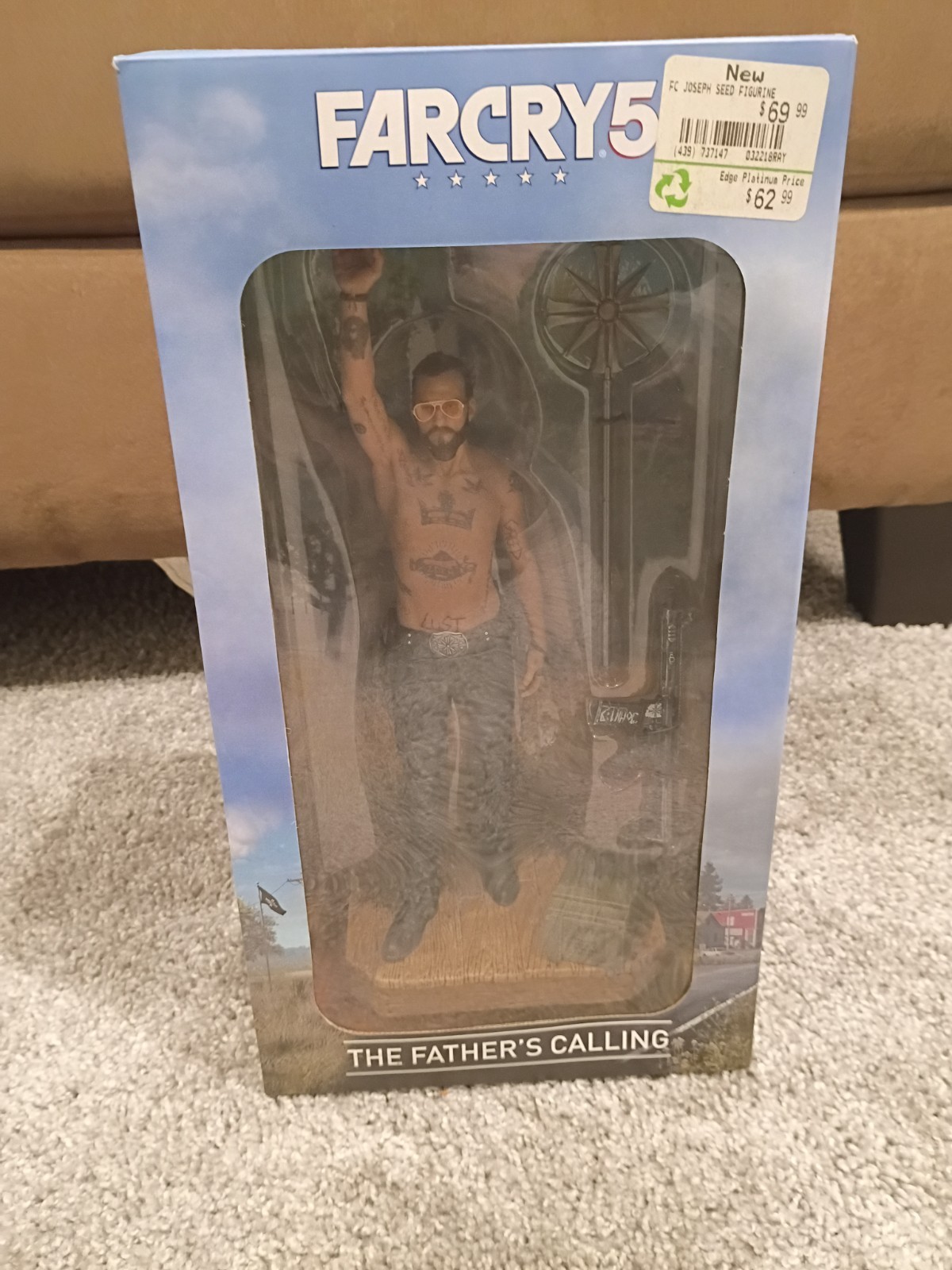 Ubisoft Far Cry 5 The Father's Calling Joseph Seed Collectible Statue Pre-Owned