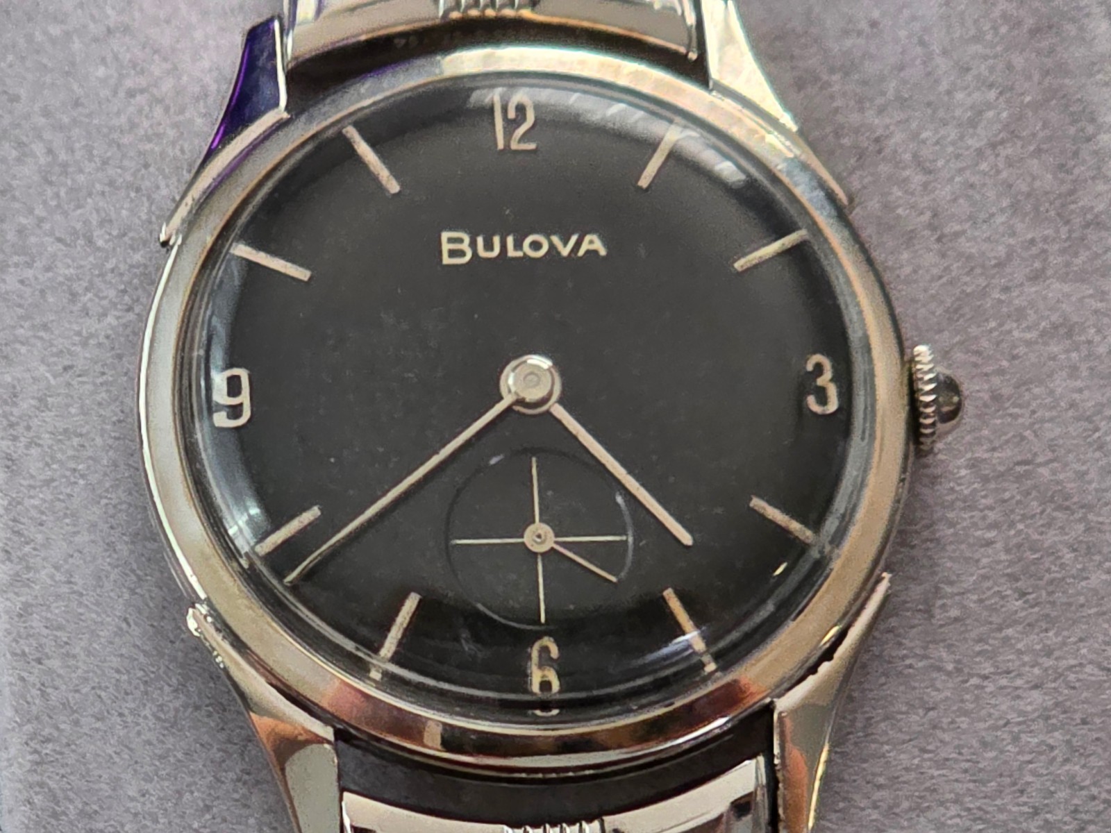 Vintage 1956 (L6) Bulova President 17 Jewels Manual Wind, Serviced.