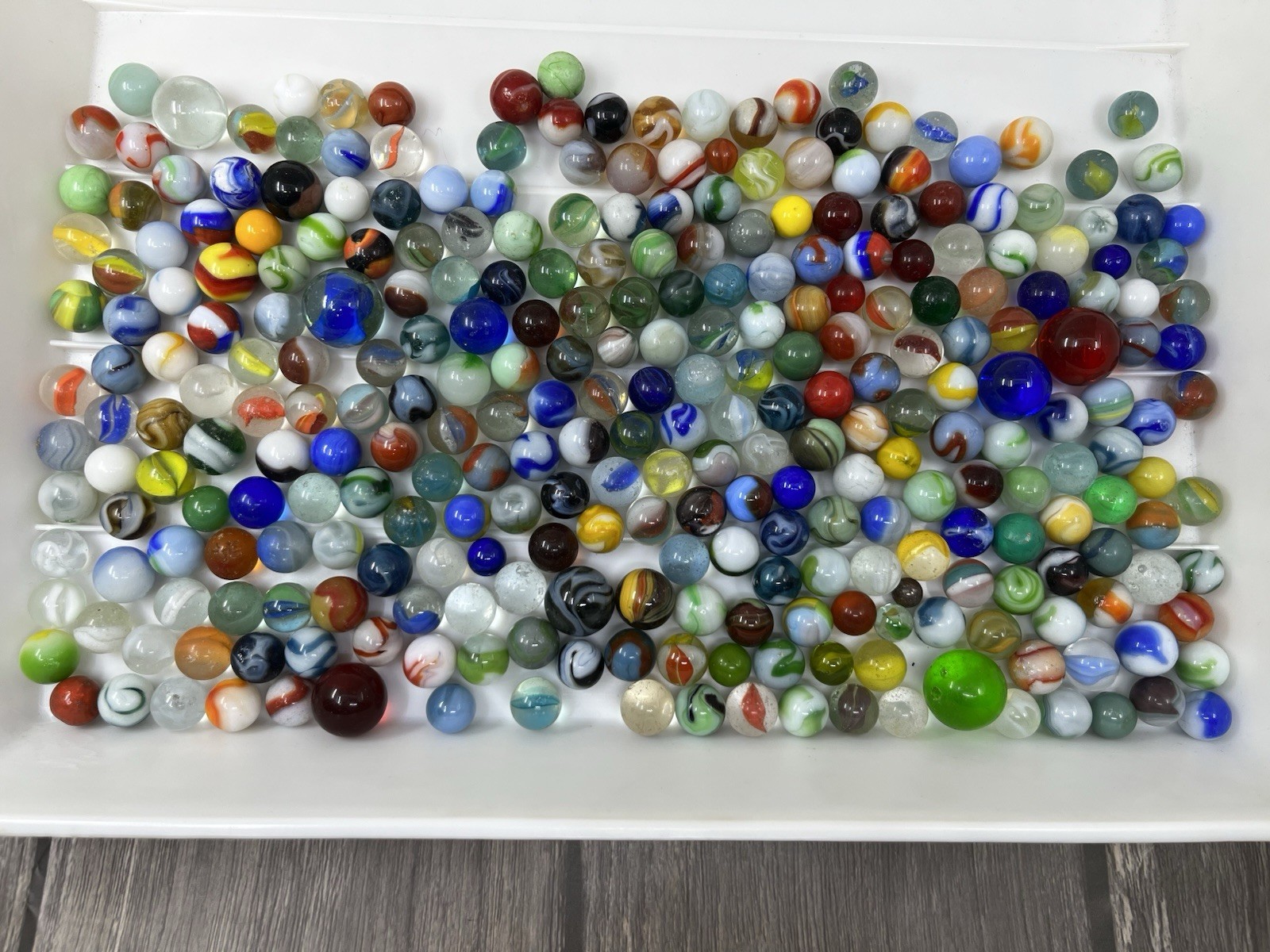 Lot 1960s Glass Marbles 3.5 lbs All Pre 1963, Vitro Cub Scout Cat Eye Corkscrew Lot 1960s Glass Marbles 3.5 lbs All Pre 1963, Vitro Cub Scout Cat Eye Corkscrew