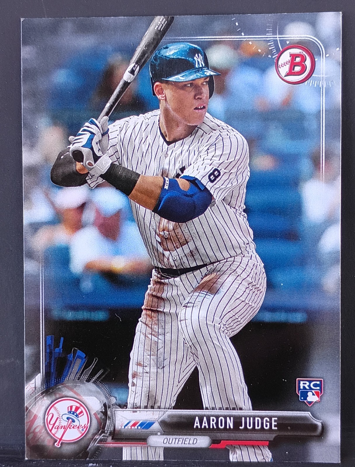 Topps 2017 Bowman Aaron Judge #32 (RC) Base Set New York Yankees Topps 2017 Bowman Aaron Judge #32 (RC) Base Set New York Yankees