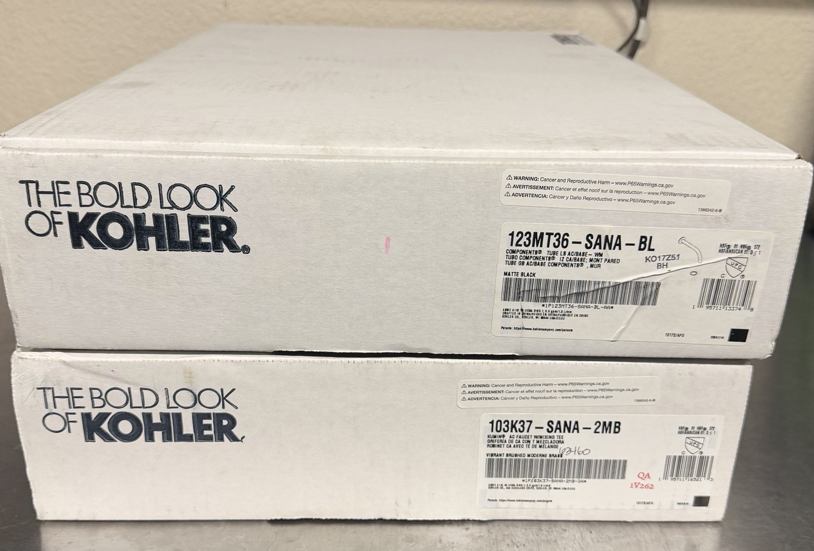 Kohler K-123MT36-SANA-BL Components Touch Less Bathroom Faucet Kohler K-123MT36-SANA-BL Components Touch Less Bathroom Faucet