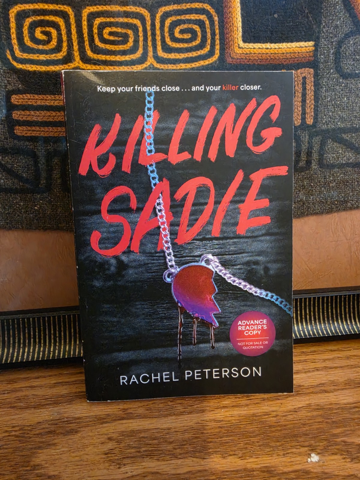 Killing Sadie by Rachel Peterson ARC murder mystery August release