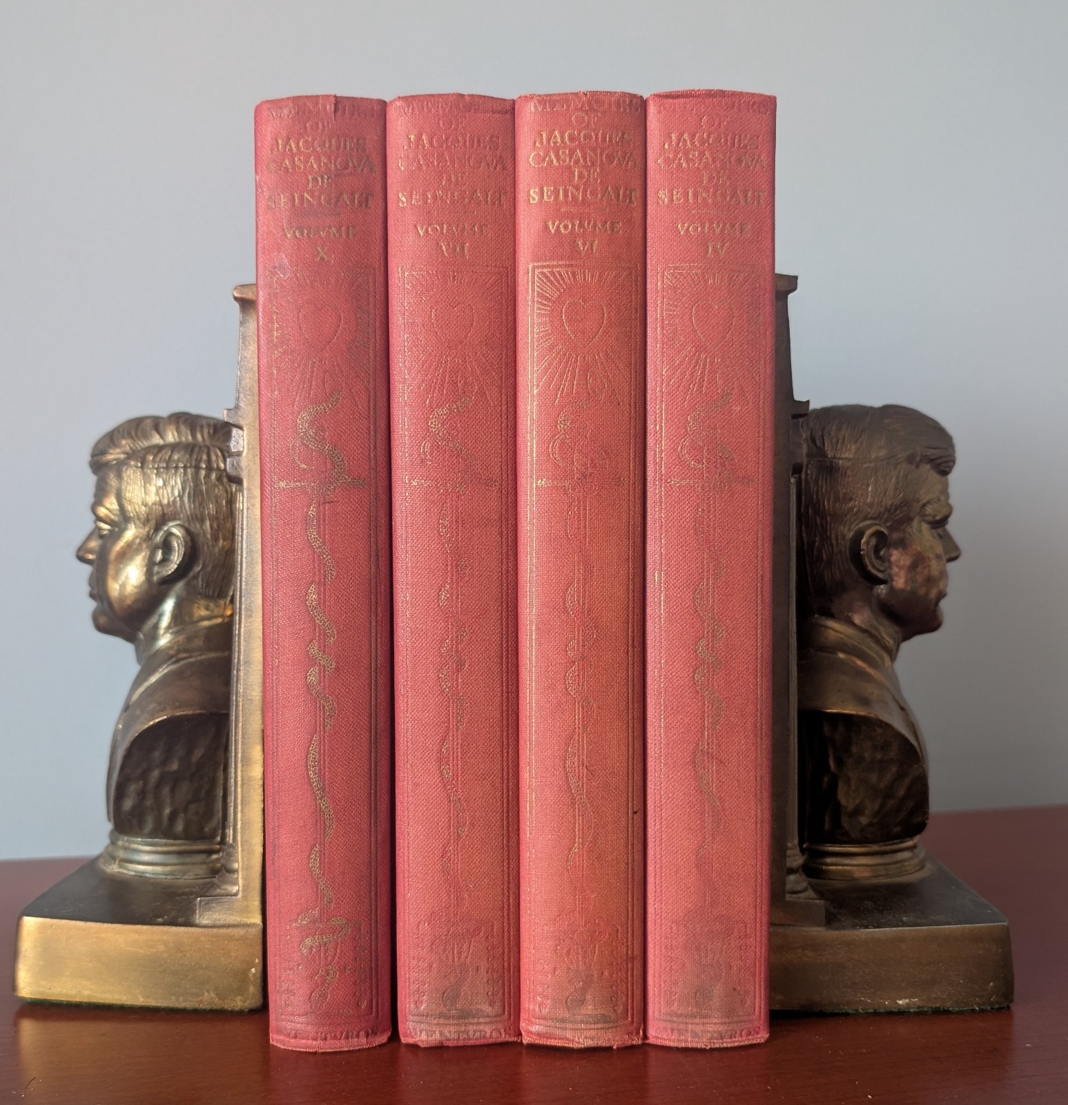 1925 Casanova Memoirs 4 Vol Lot Rockwell Kent Limited Edition WILL SPLIT