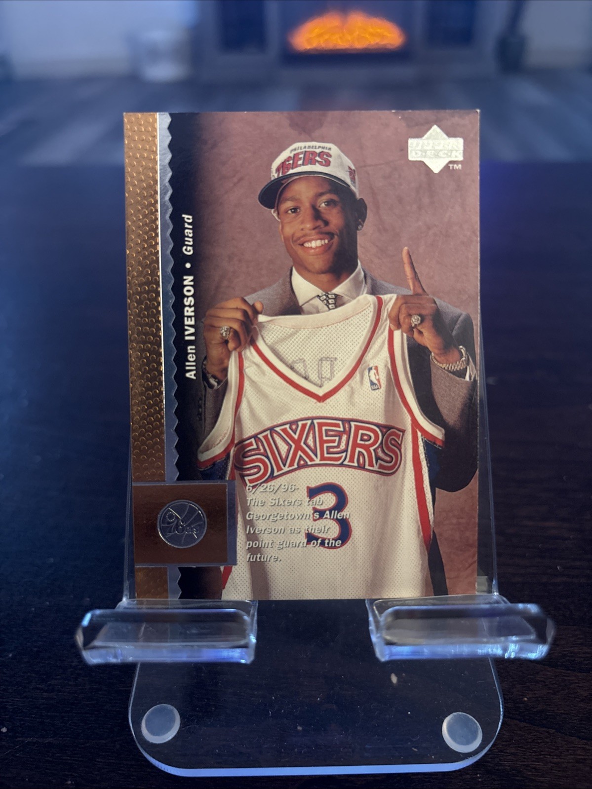 1996-97 Upper Deck - Allen Iverson #91 (RC) 1996-97 Upper Deck - Allen Iverson #91 (RC)