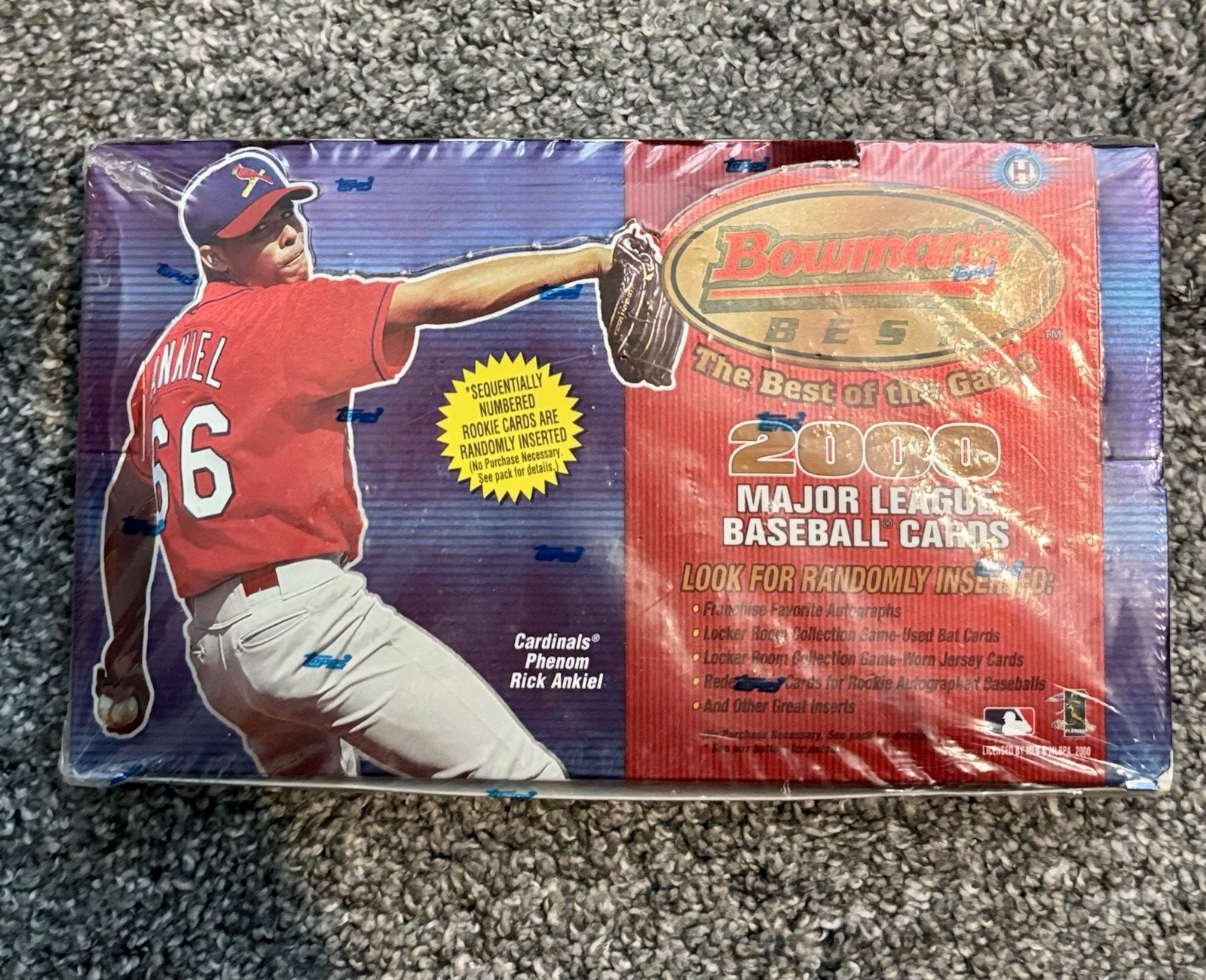 2000 Bowman's Best Baseball Hobby Box Factory Sealed MLB 2000 Bowman's Best Baseball Hobby Box Factory Sealed MLB
