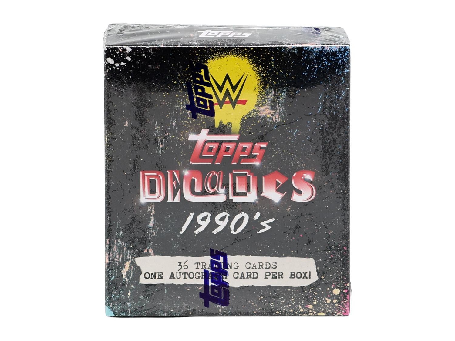2026 TOPPS DECADES WWE 90\'S EDITION WRESTLING HOBBY BOX