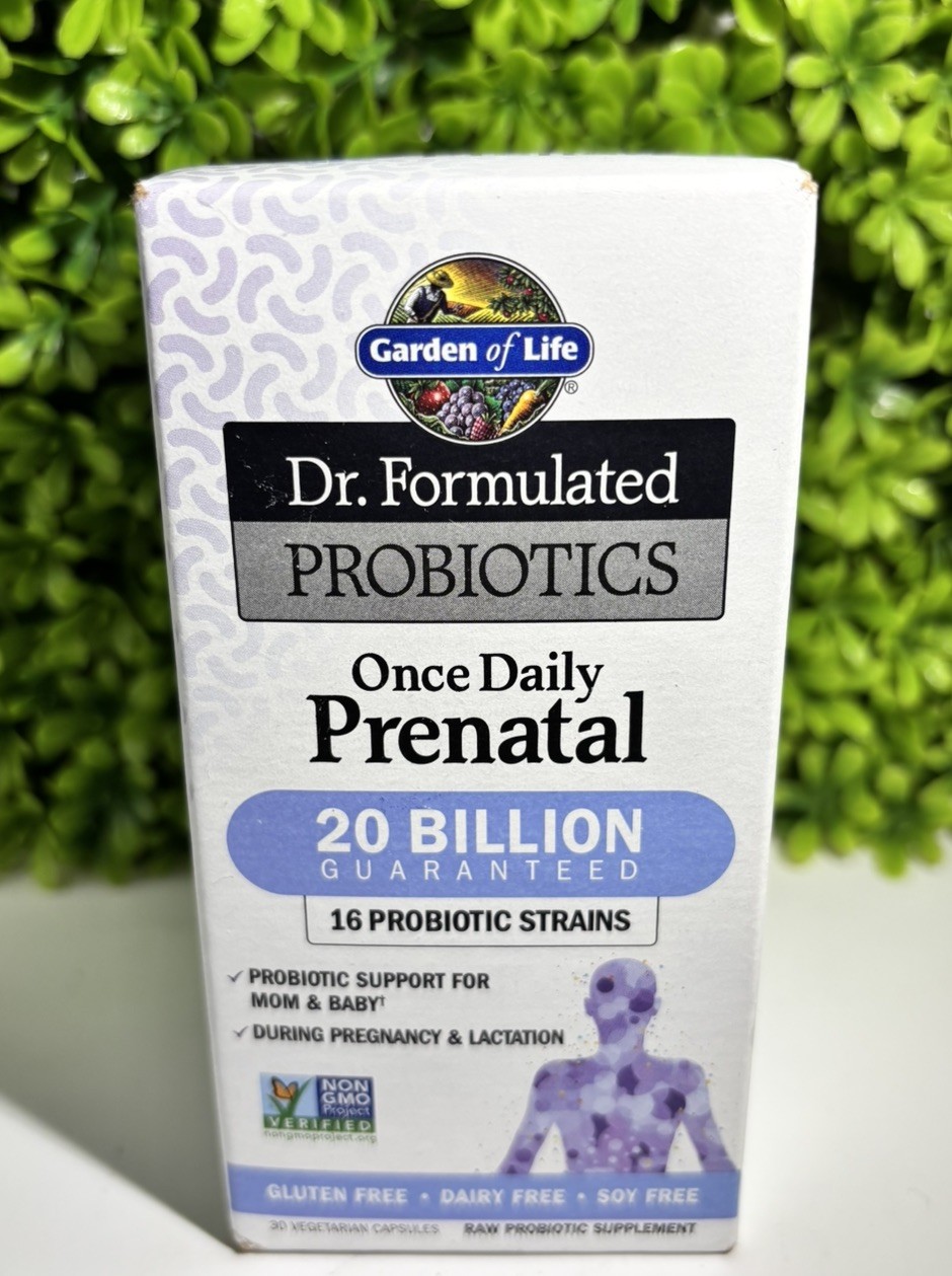 Garden of Life Probiotics Once Daily Prenatal 30 Vegetarian Caps Exp 3/27🔥