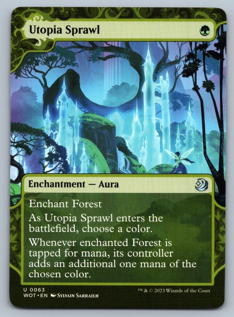 Utopia Sprawl #63 Wilds of Eldraine: Enchanting Tales MTG - NM