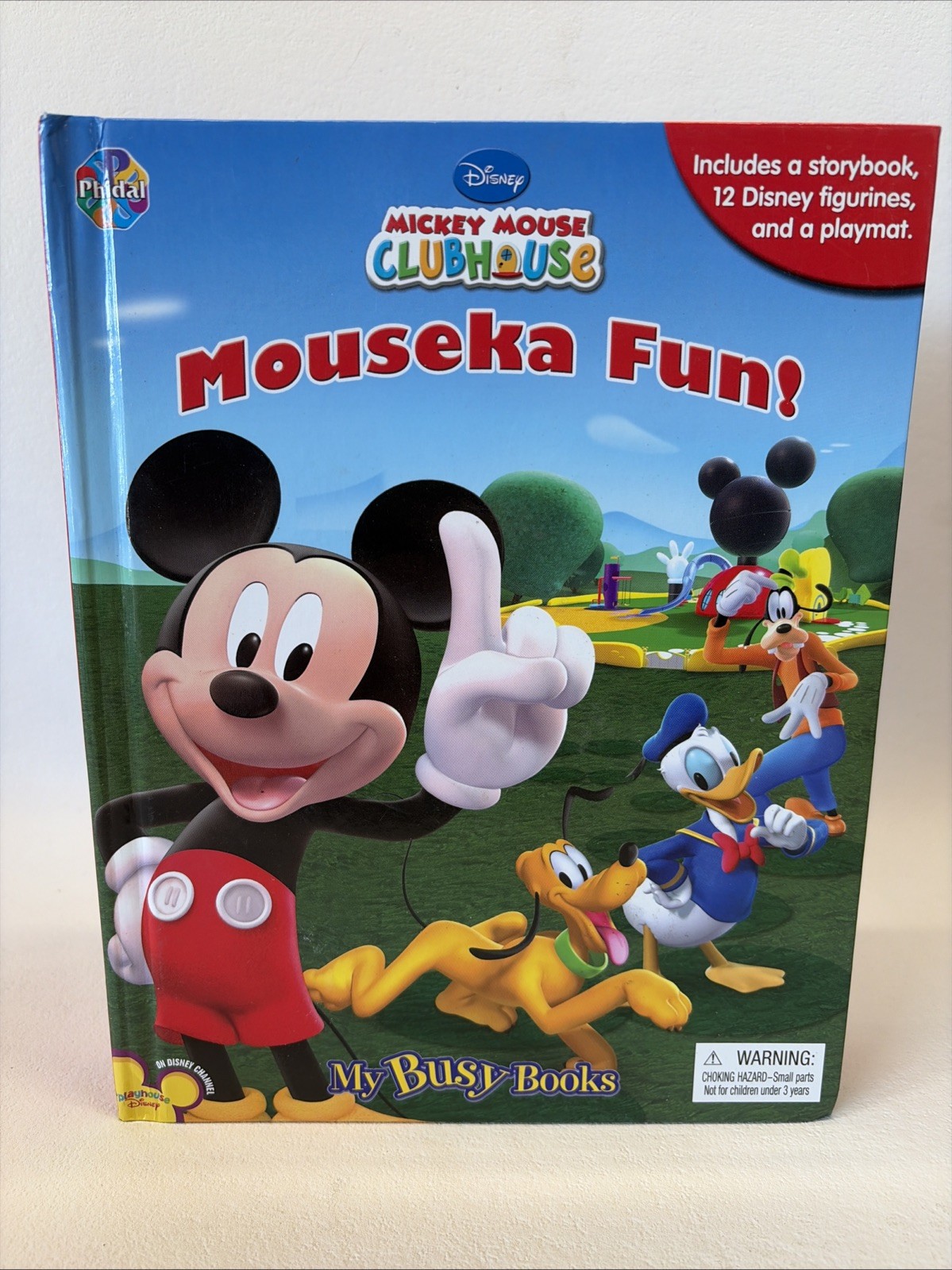 Phidal Disney Mickey Mouse Clubhouse Mouseka Fun Book w/ 12 Figures & Playmat Phidal Disney Mickey Mouse Clubhouse Mouseka Fun Book w/ 12 Figures & Playmat