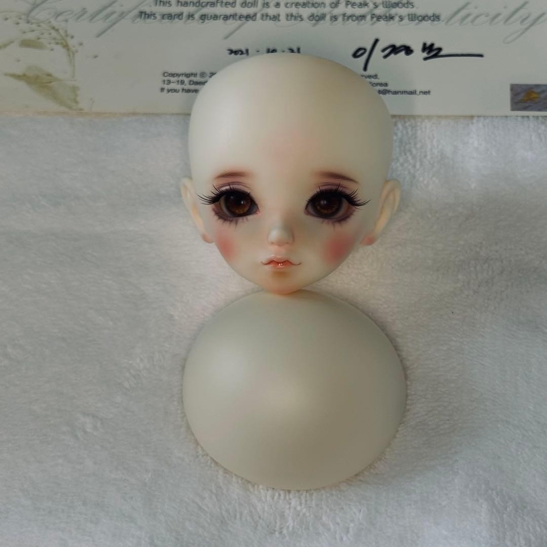 Peaks Woods Little Lottie FOB Custom Make Head WhiteSkin For Adult Collectors