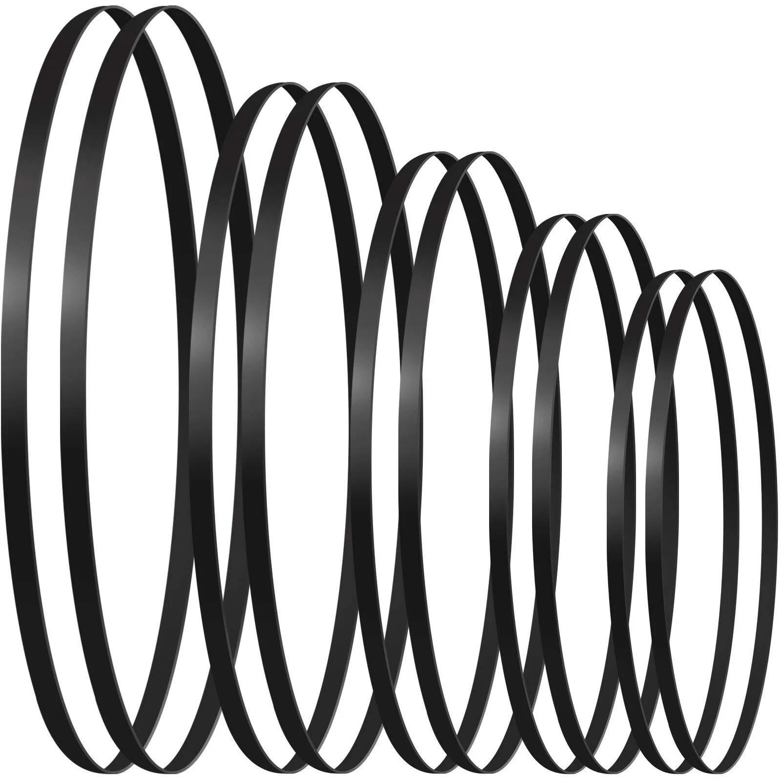 10pcs Turntable Belt Different Specifications Rubber Belt Replace Turntable P