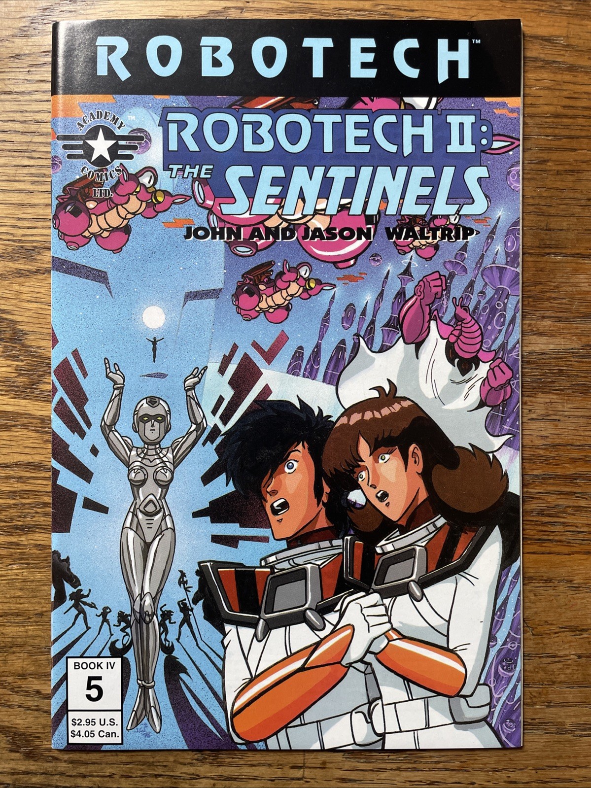 Robotech II: The Sentinels Book IV #5 1996 Academy Comics VF+ y Robotech II: The Sentinels Book IV #5 1996 Academy Comics VF+ y