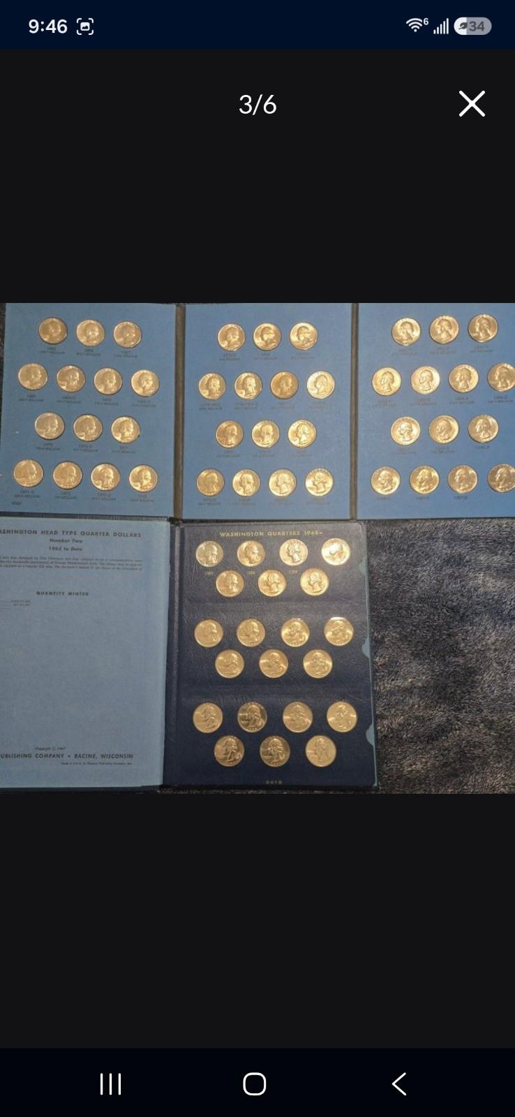 Uncirculated 1965-98 P-D Quarters 