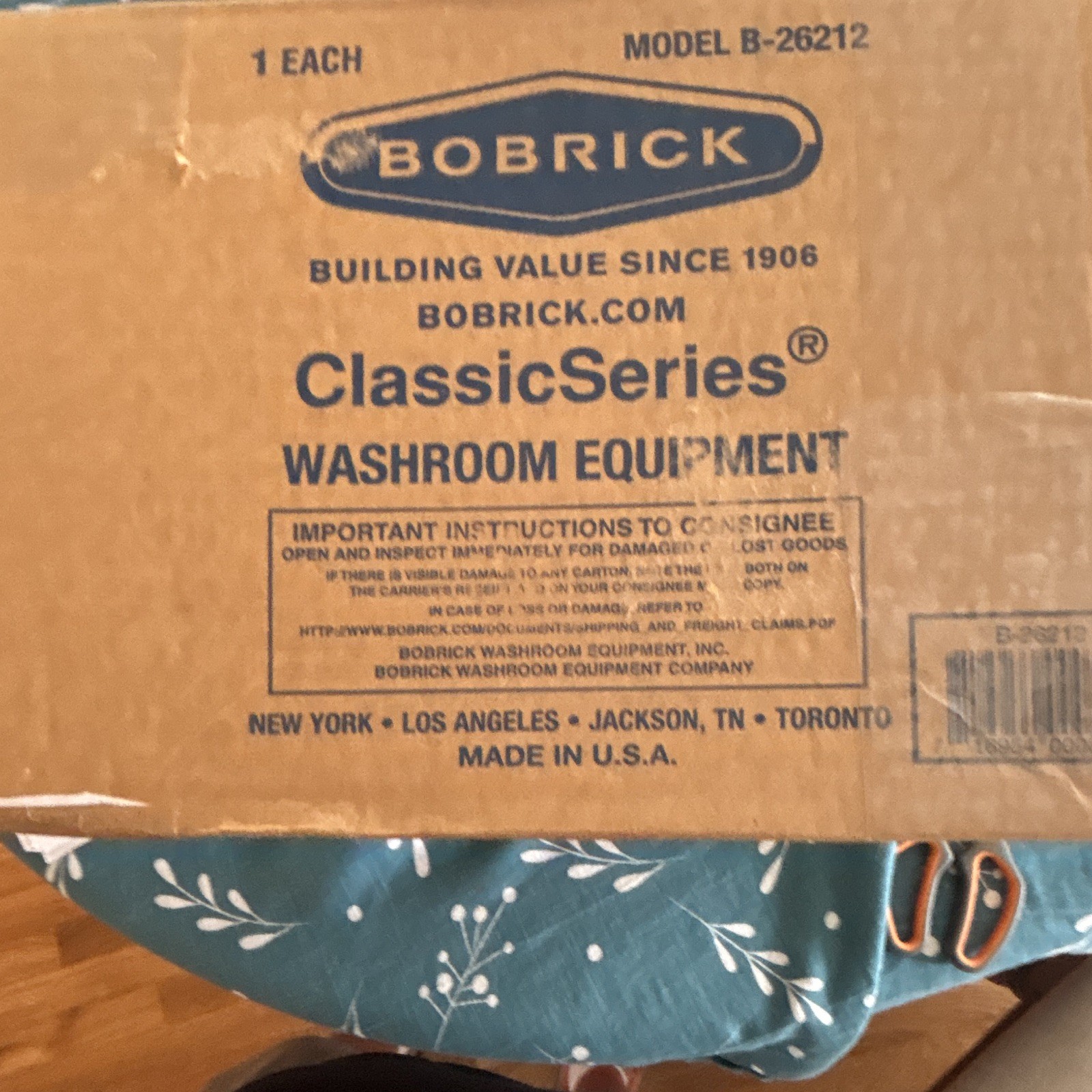 Bobrick ClassicSeries Washroom Equipment B-26212 -3 dispensers. Bobrick ClassicSeries Washroom Equipment B-26212 -3 dispensers.