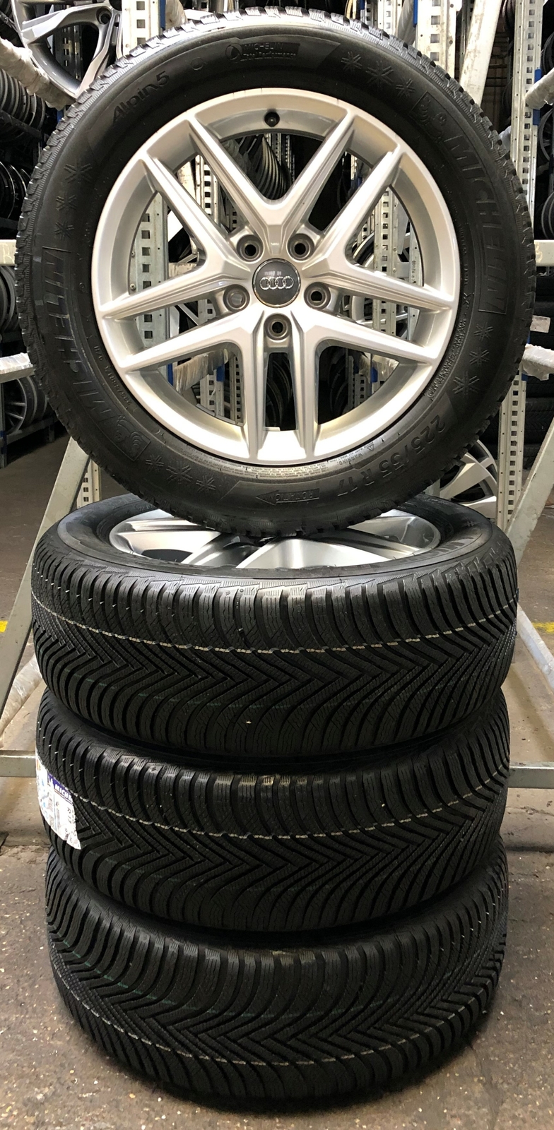 4 Original Audi Winter Wheels 225/55 R17 97H A4 8W B9 8W9601025T 69