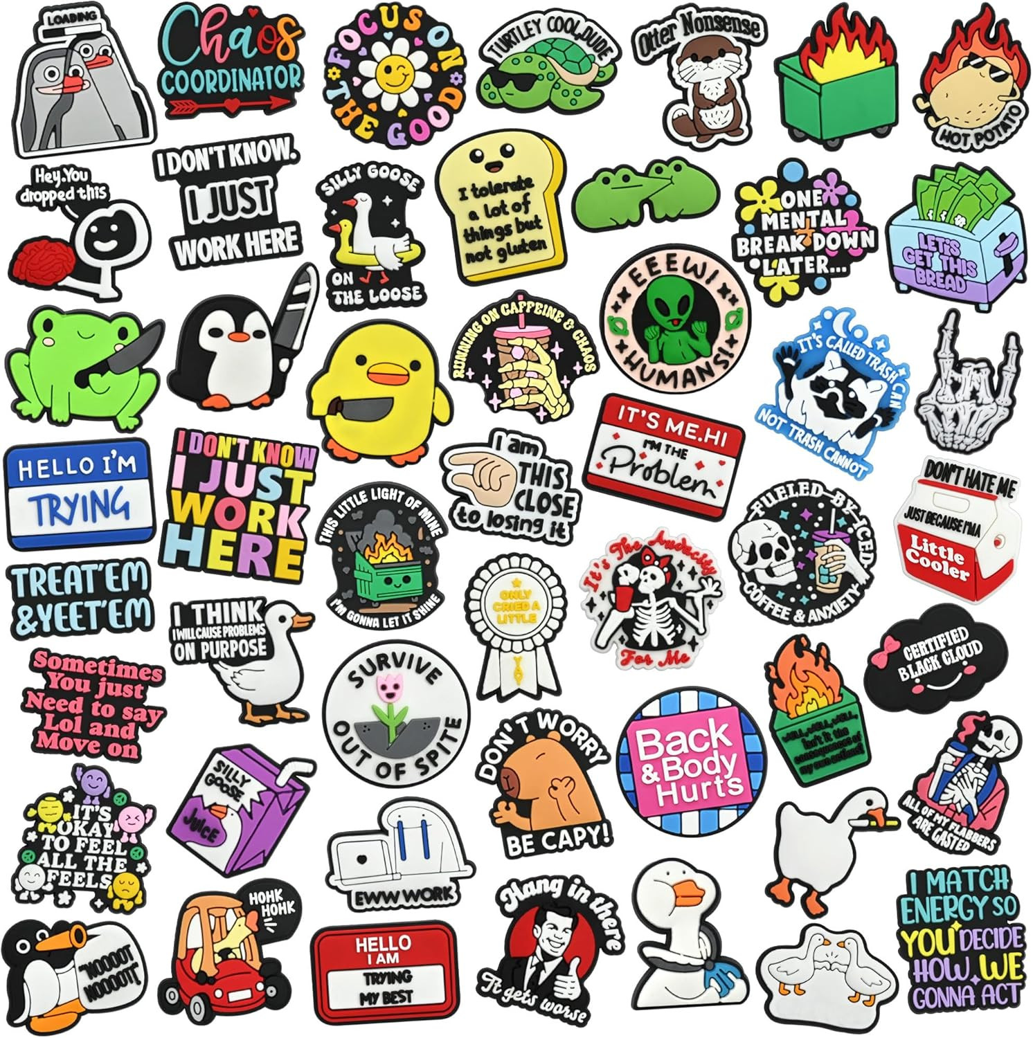 Funny Pins Bulk for Adult, 20/30/50PCS Random Different Humor Pins Fun Badge Funny Pins Bulk for Adult, 20/30/50PCS Random Different Humor Pins Fun Badge