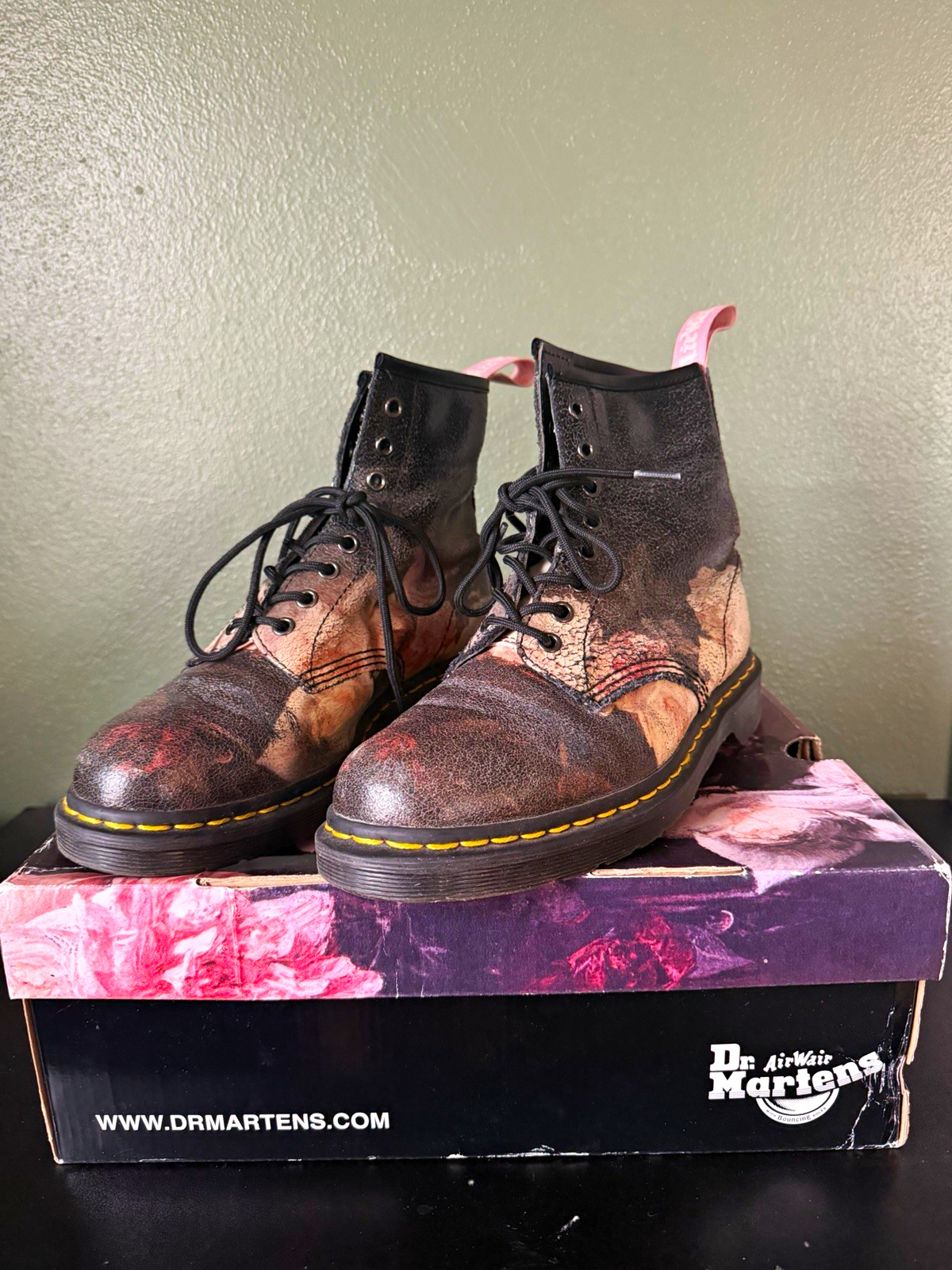 Dr. Martens Boots Up Rare New Order limited edition with box. Size 7 Dr. Martens Boots Up Rare New Order limited edition with box. Size 7