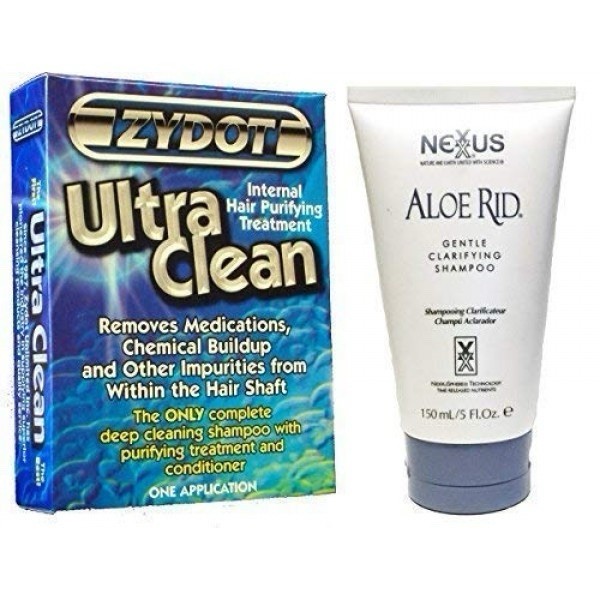 Nexxus Aloe Rid Detox Shampoo + Zydot -Pass Hair Follicle Test - Macujo Method