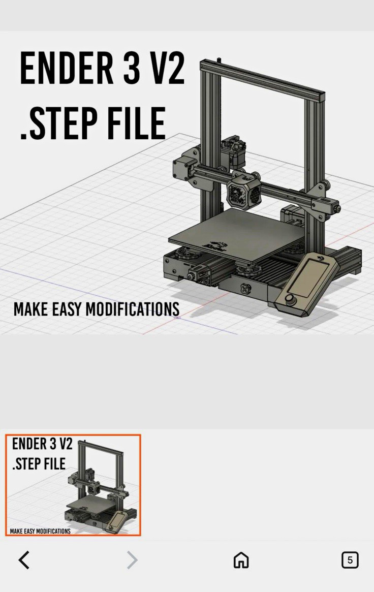 Ender Ender-3 V2 3D Printer - Ender-3 V2 Model