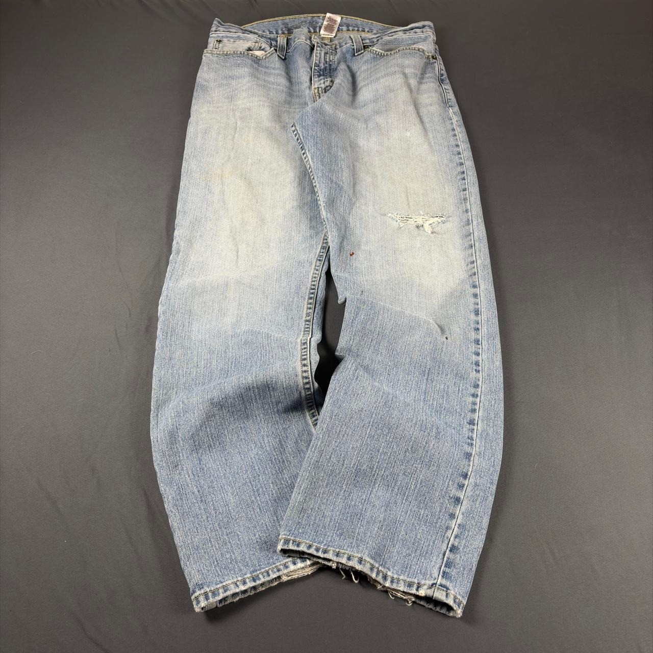 Arizona Jean Co Mens 34x32 Vintage Faded Straight Leg Skater Jeans Light Wash Arizona Jean Co Mens 34x32 Vintage Faded Straight Leg Skater Jeans Light Wash