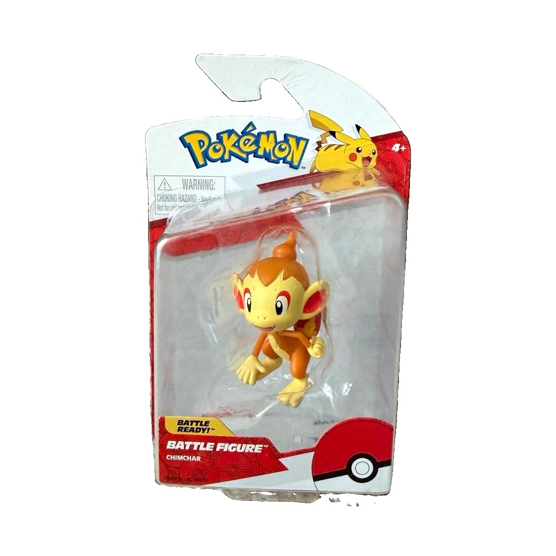 Jazwares Pokémon Battle Figure Chimchar Action Figure Boxed Plastic Orange 4+ Jazwares Pokémon Battle Figure Chimchar Action Figure Boxed Plastic Orange 4+