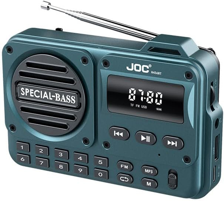 Portable AM/FM Transistor Radio with Loud Speaker Compact Emergency