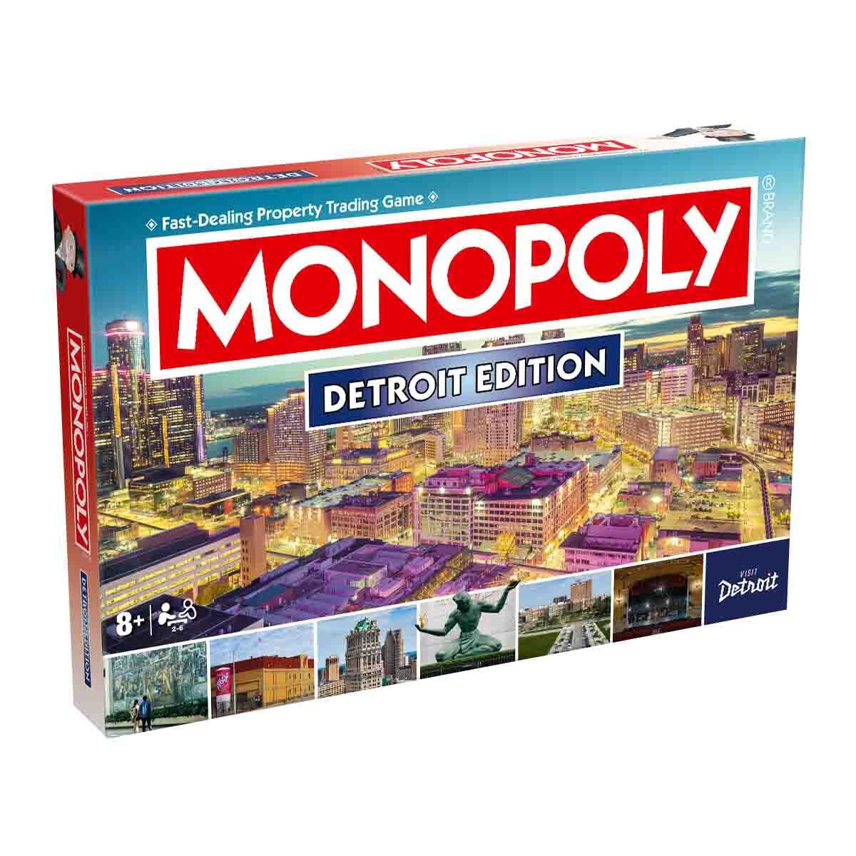 Monopoly Detroit MI Board Game USA City Edition - New & Sealed