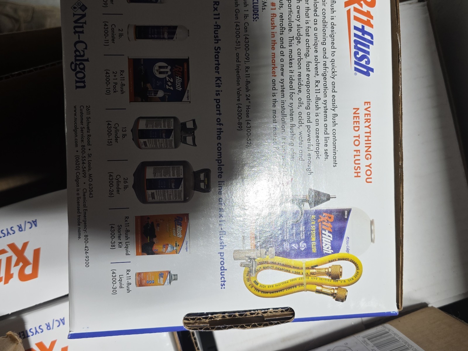 New Nu-Calgon RX11 Flush Kit 2+1 Value Pack 4300-10 New Nu-Calgon RX11 Flush Kit 2+1 Value Pack 4300-10
