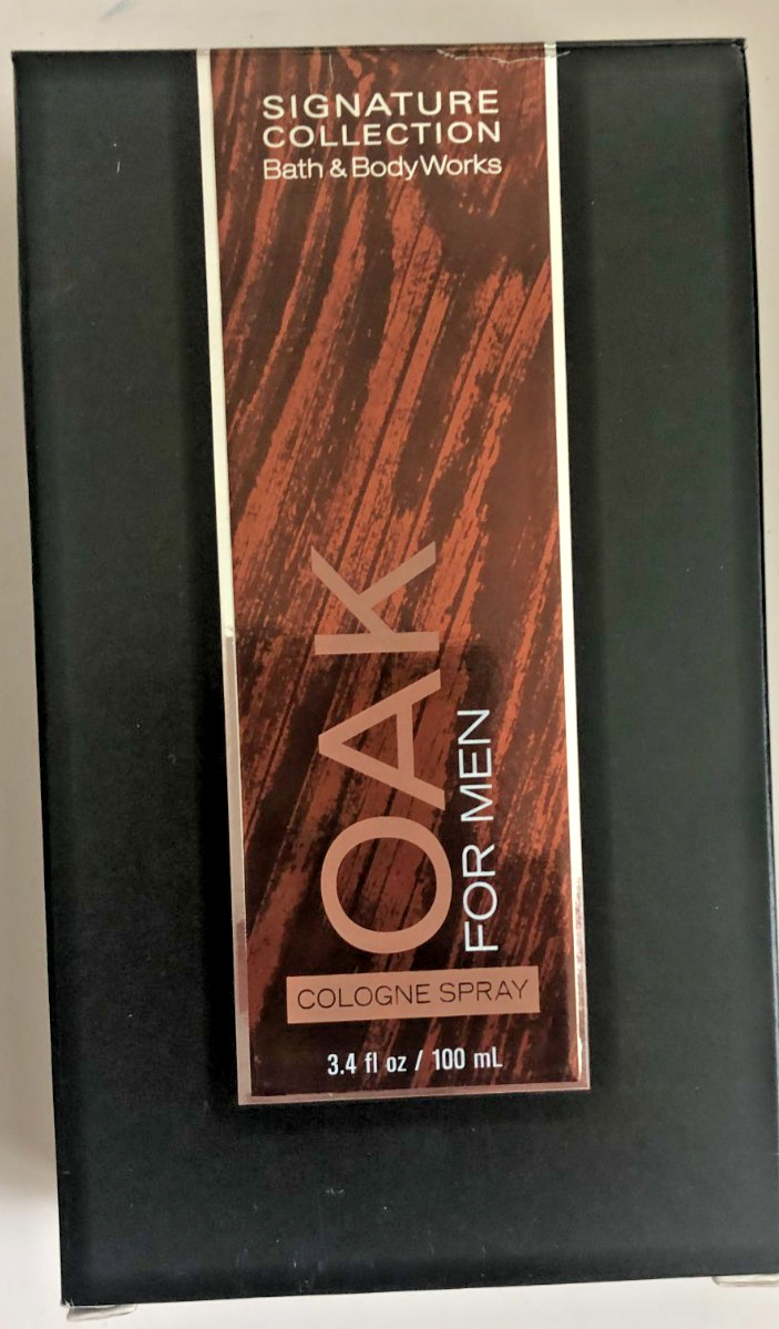 NEW Bath & Body Works OAK Signature Collection Cologne Spray 3.4 oz
